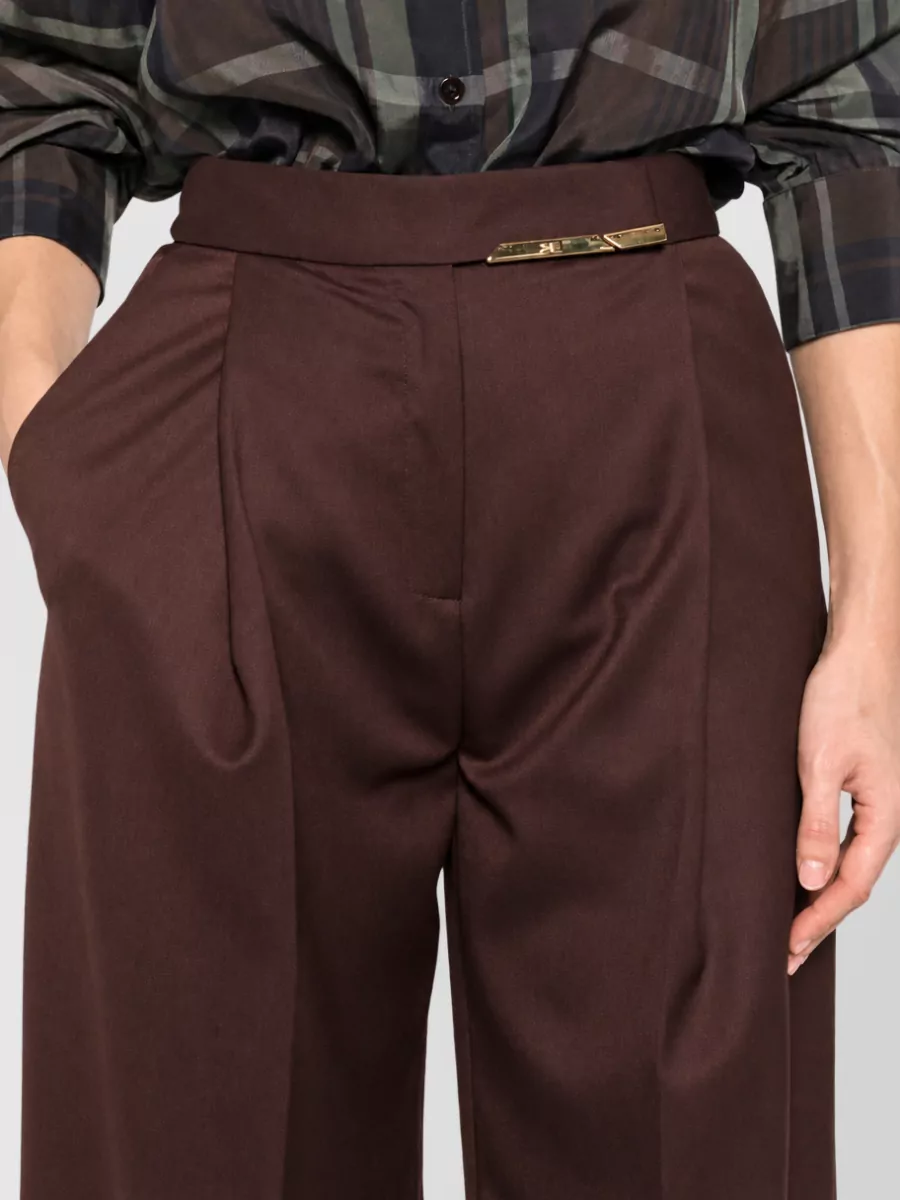 Elisabetta Franchi Wide-Leg Trousers