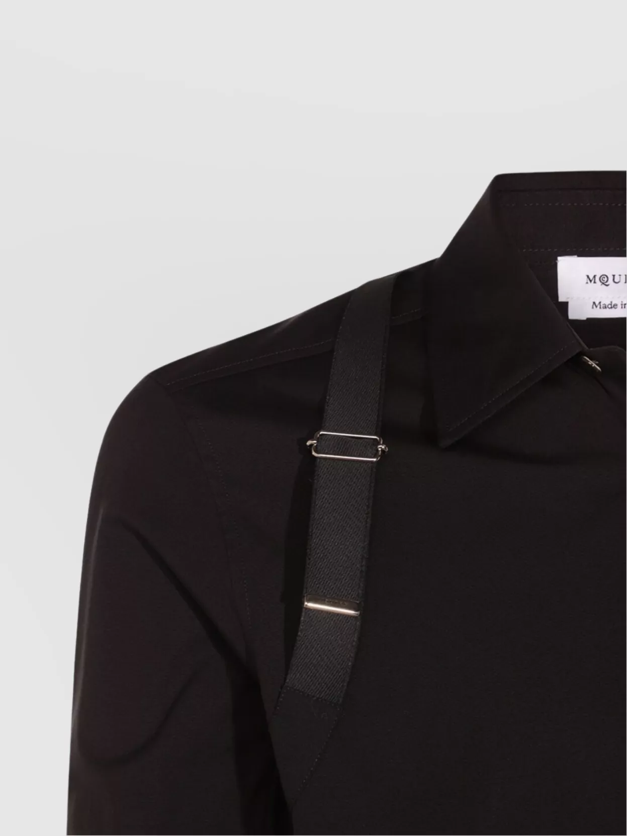 Alexander Mcqueen Buttoned Cuffs Long Sleeve Shirt Strap