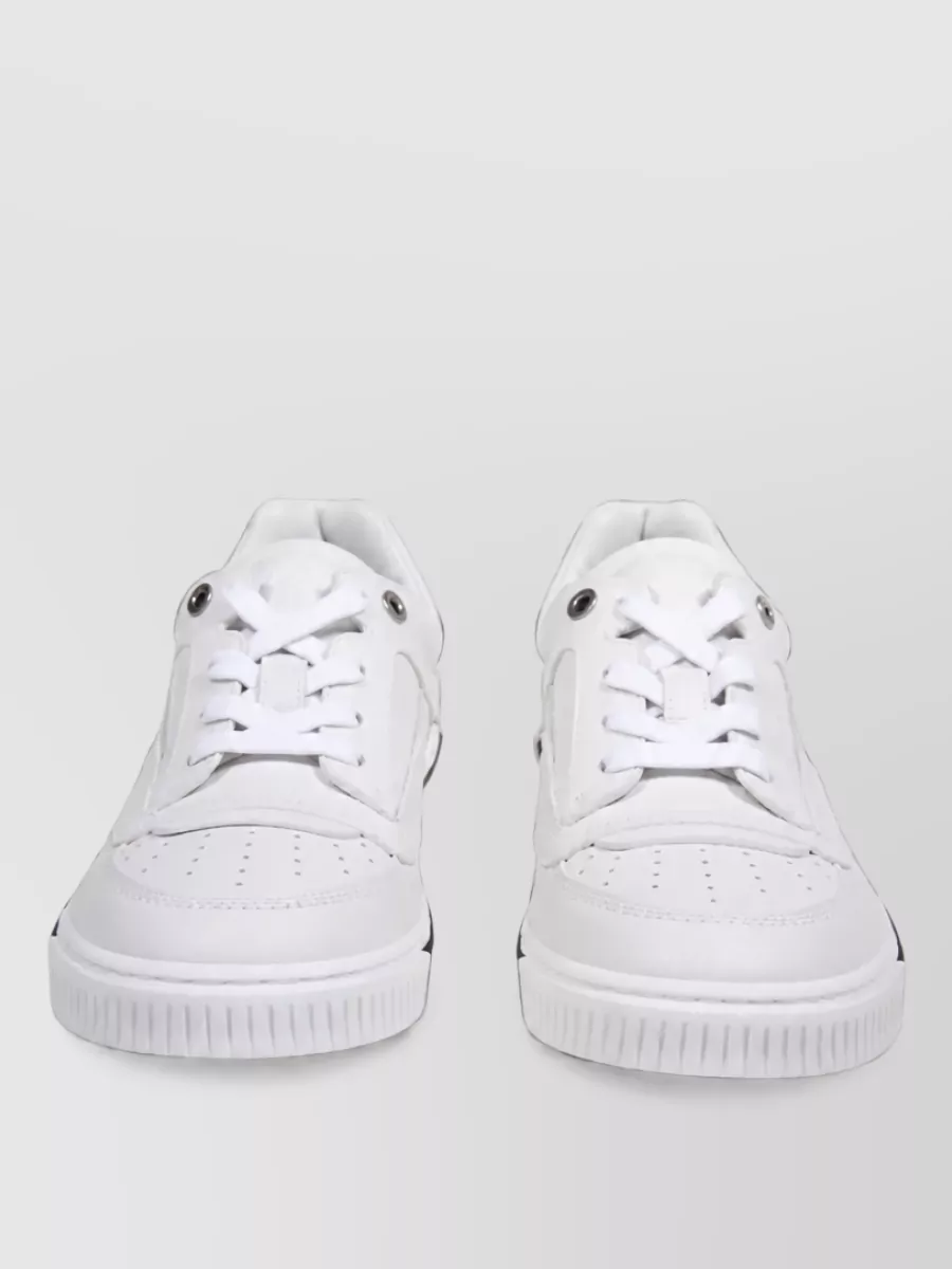 Fendi leather low-top sneakers