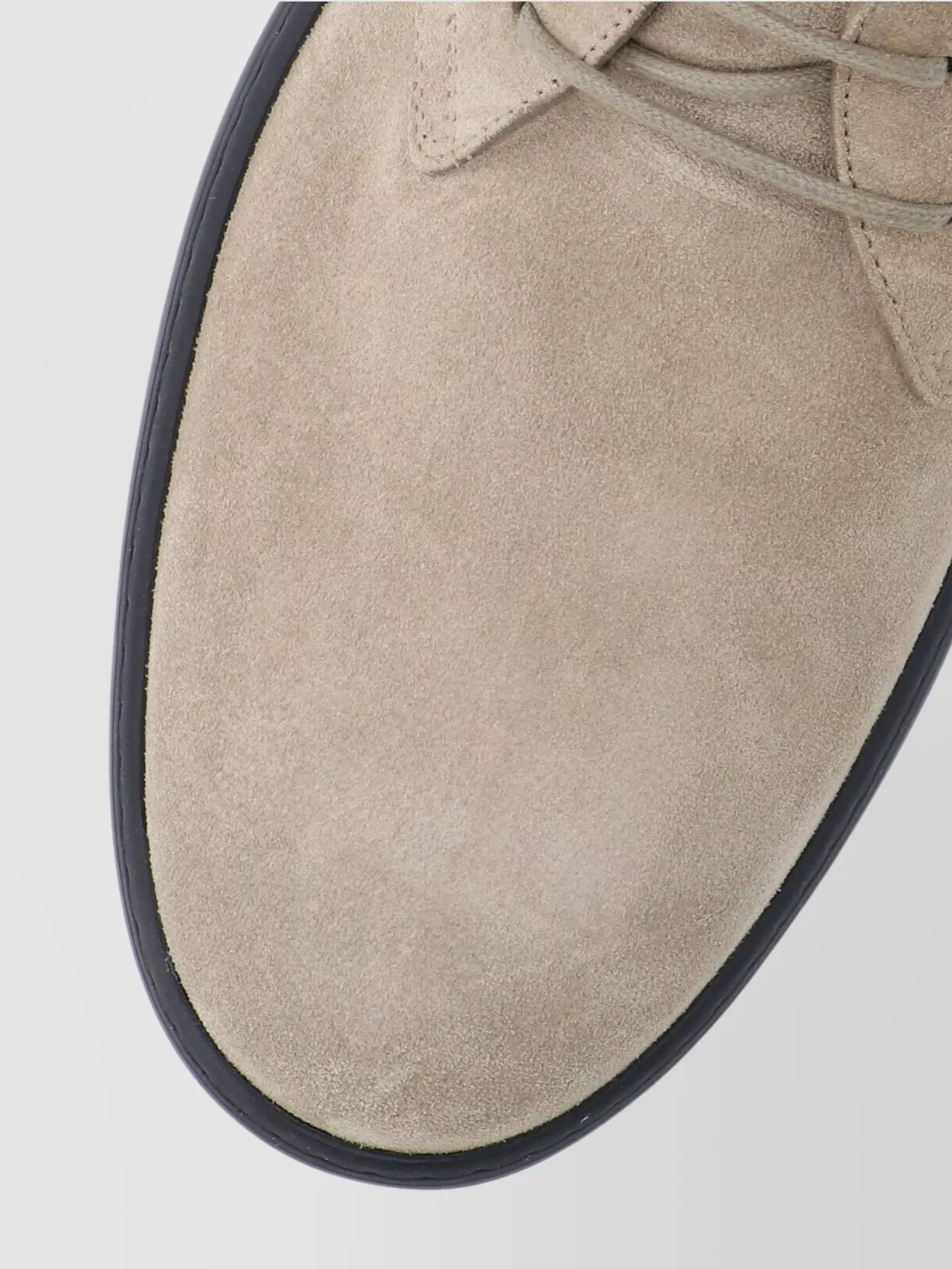 Tod's Suede Ankle Boots With Textured Rubber Sole