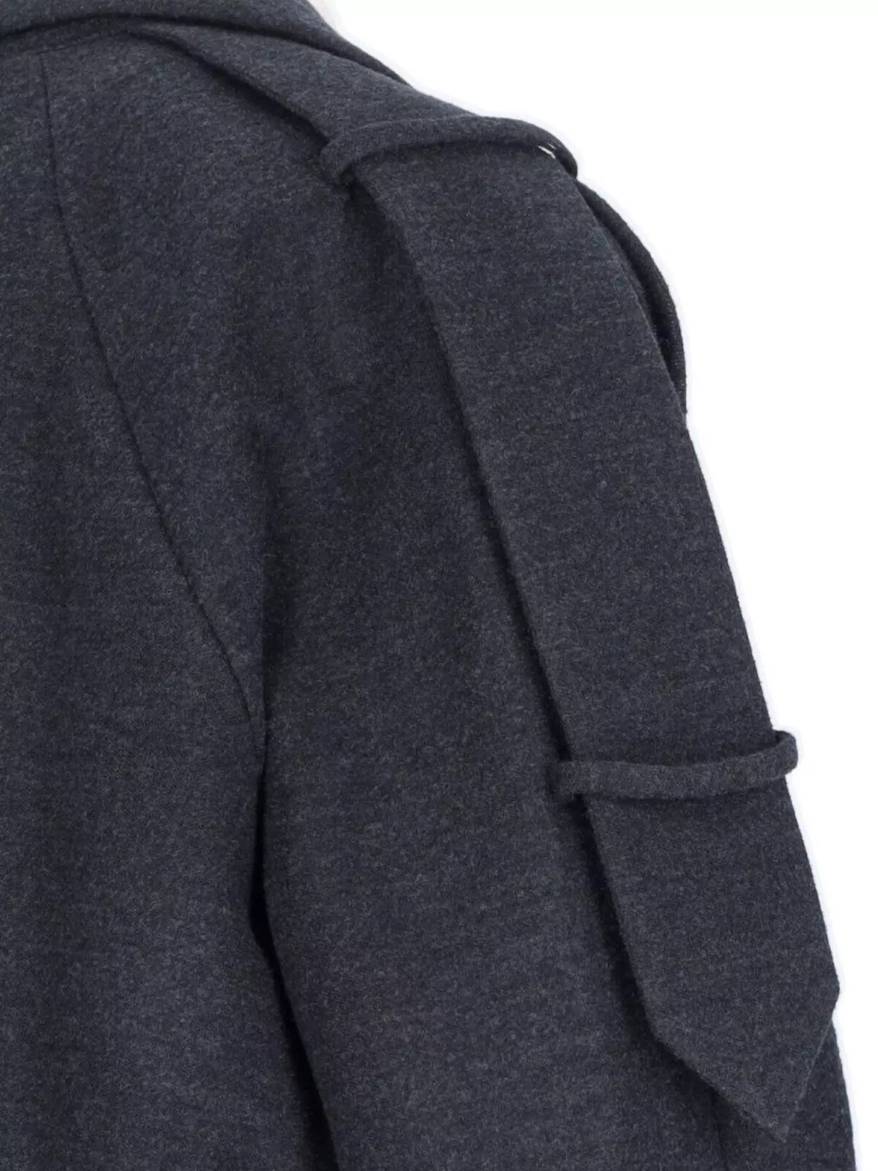 Giorgio Armani Casual Jacket With Epaulettes And Pleated Design