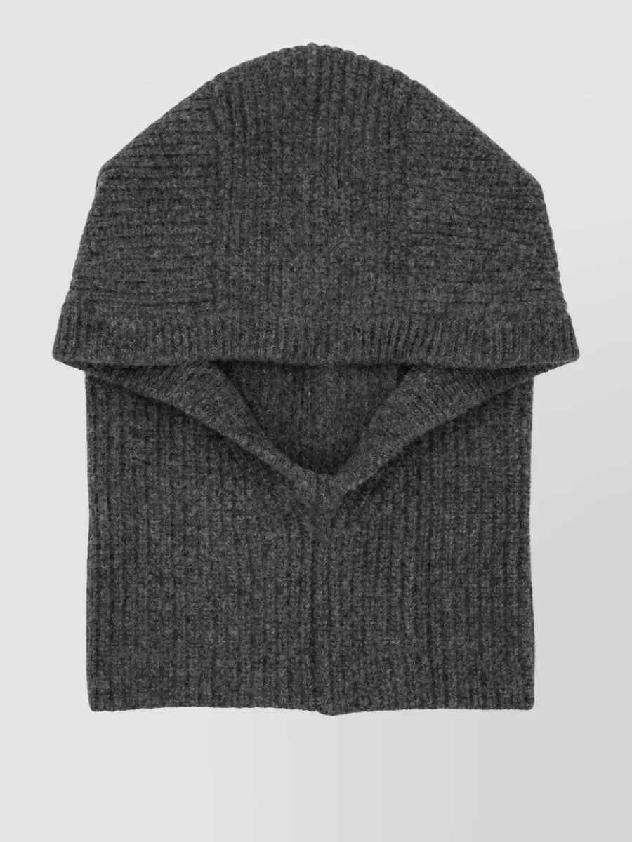 The Frankie Shop cashmere wool ribbed balaclava