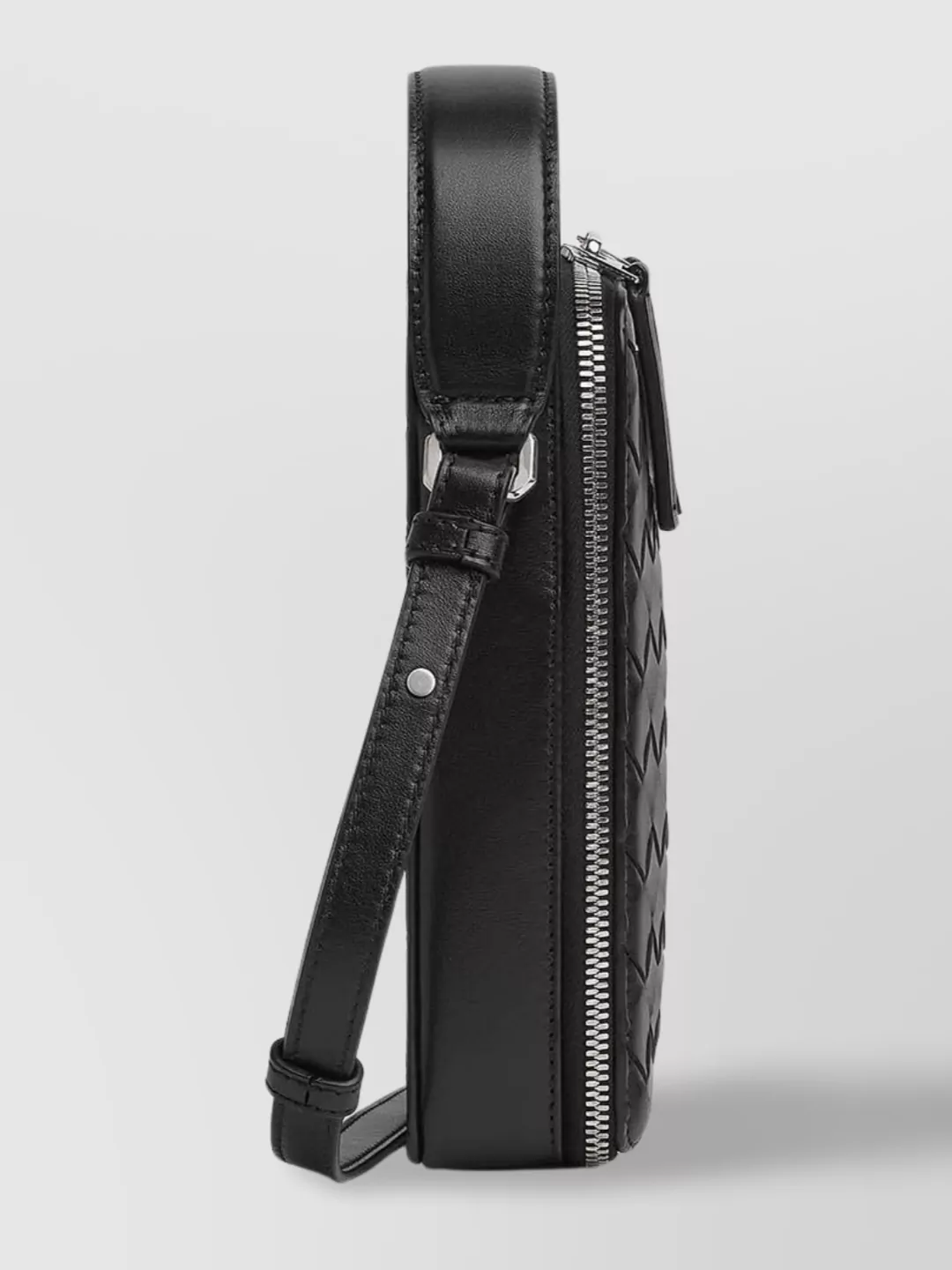 Bottega Veneta Traveler Leather Phone Pouch Drawstring