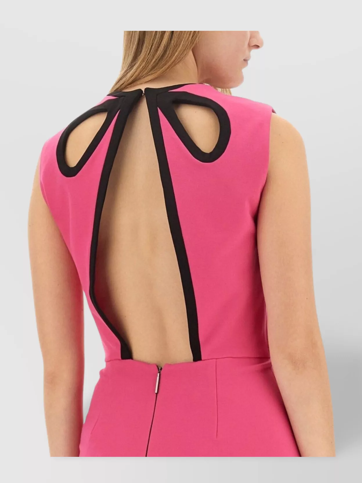Msgm Cutout Mini Dress Front Slit