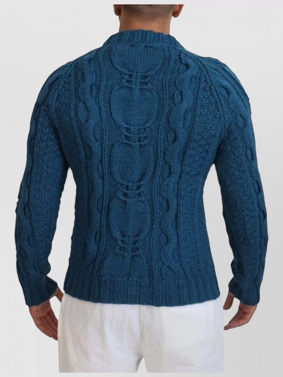 Dolce&Gabbana Cable-Knit Wool Alpaca Jumper