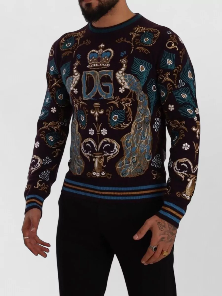 Dolce&Gabbana Cashmere Embroidered Sweater
