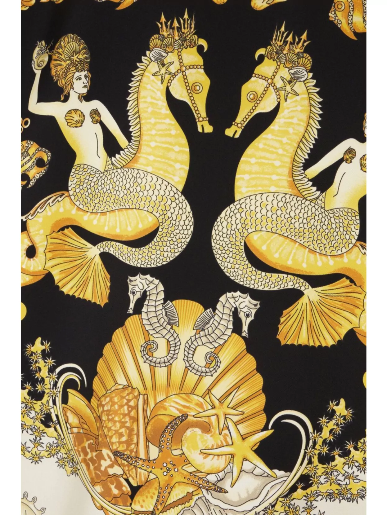Versace Printed Graphic Relaxed Fit Short Sleeve Shirt