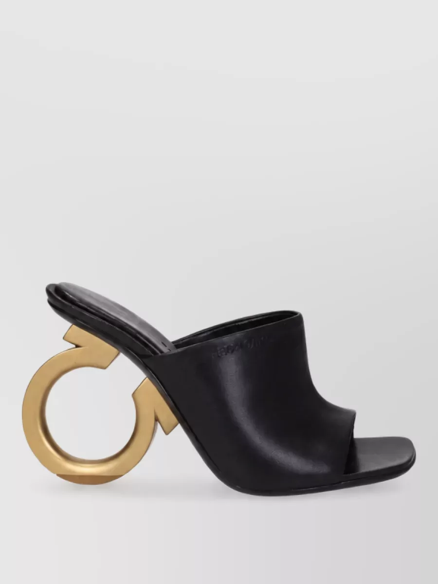 Ferragamo Leather Mules