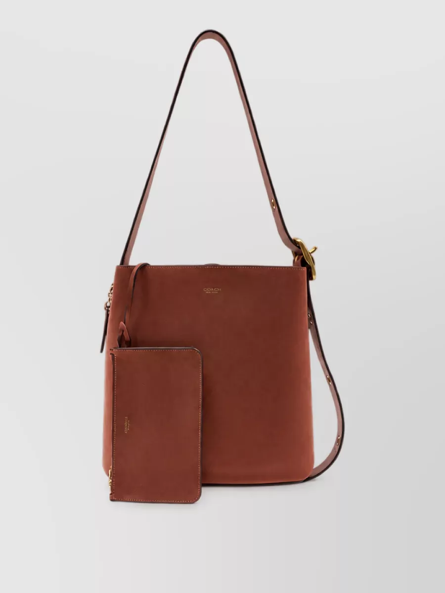 Coach leather shoulder bag