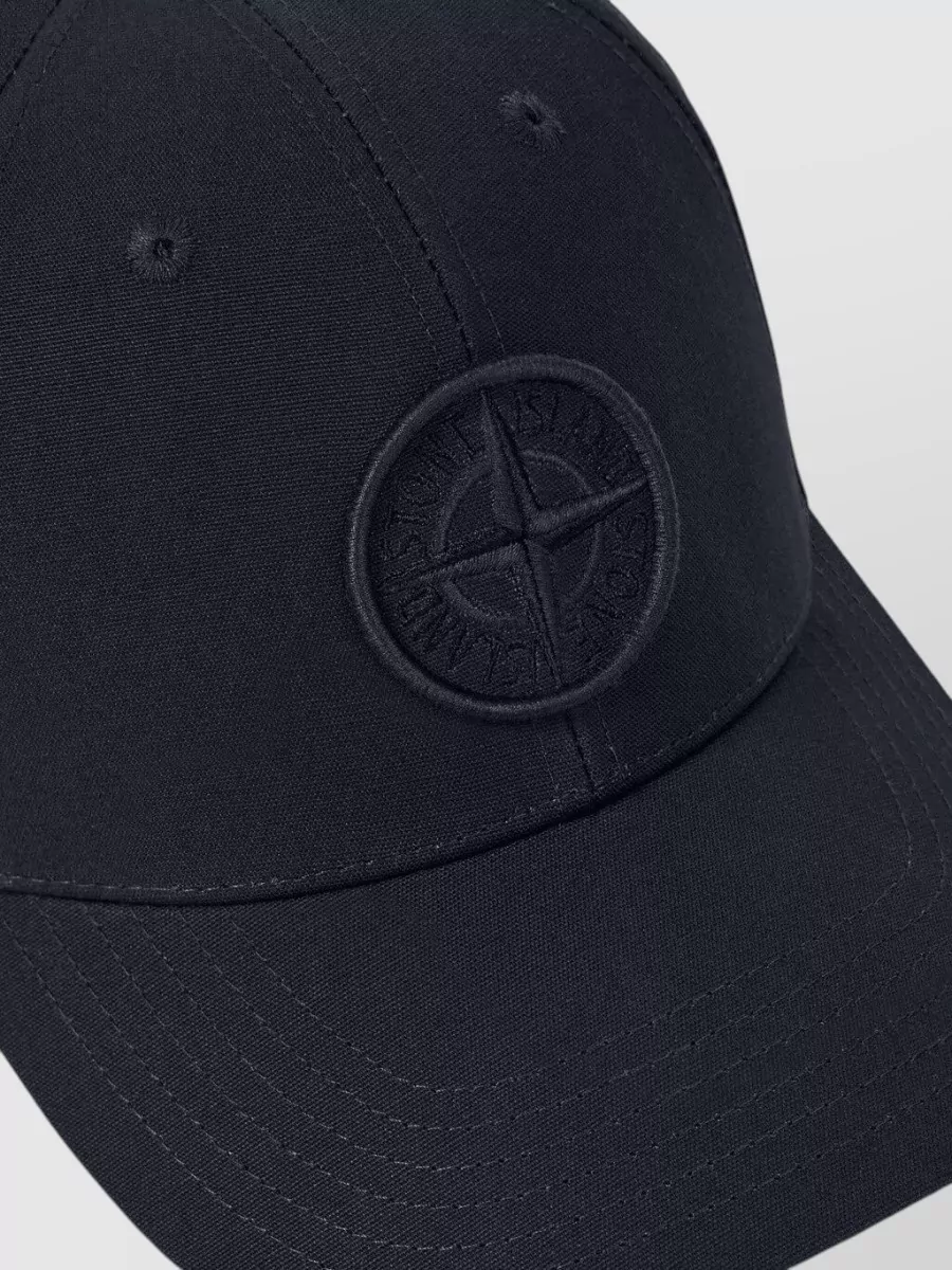 Stone Island Cotton Logo Baseball Cap