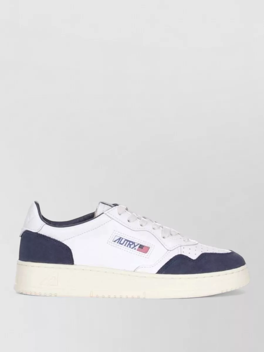 Autry Leather Suede Low-Top Sneakers