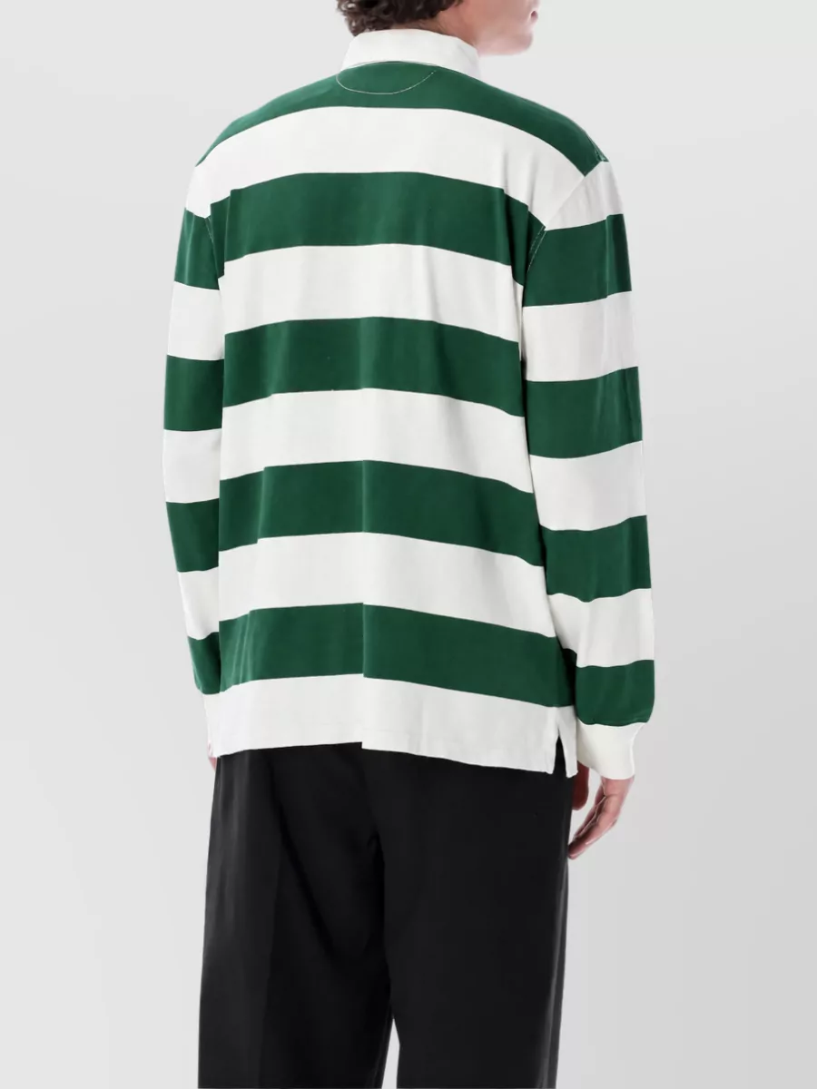 Polo Ralph Lauren Striped Cotton Rugby Polo Shirt