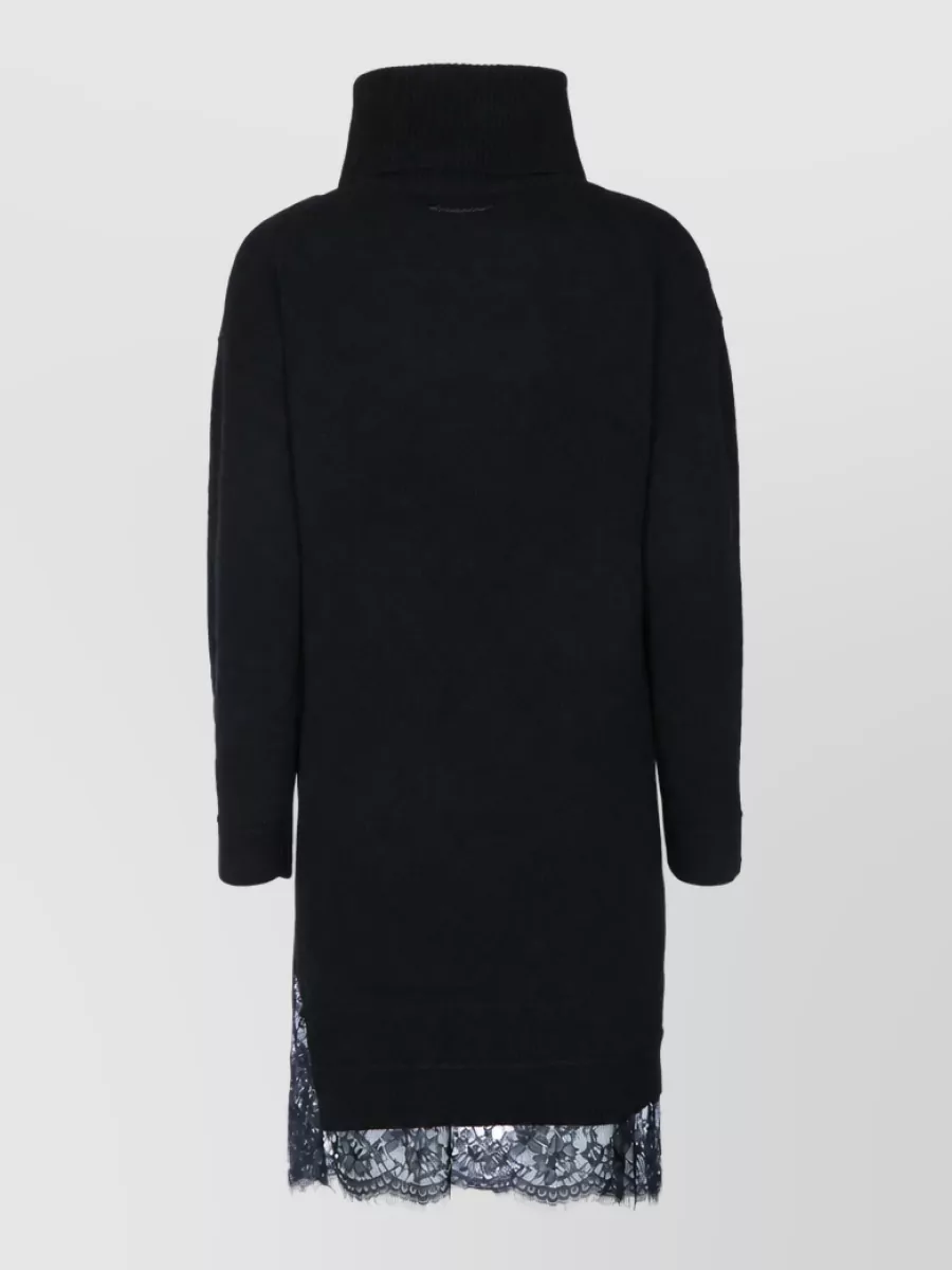 Ermanno Firenze Lace Knit Dress