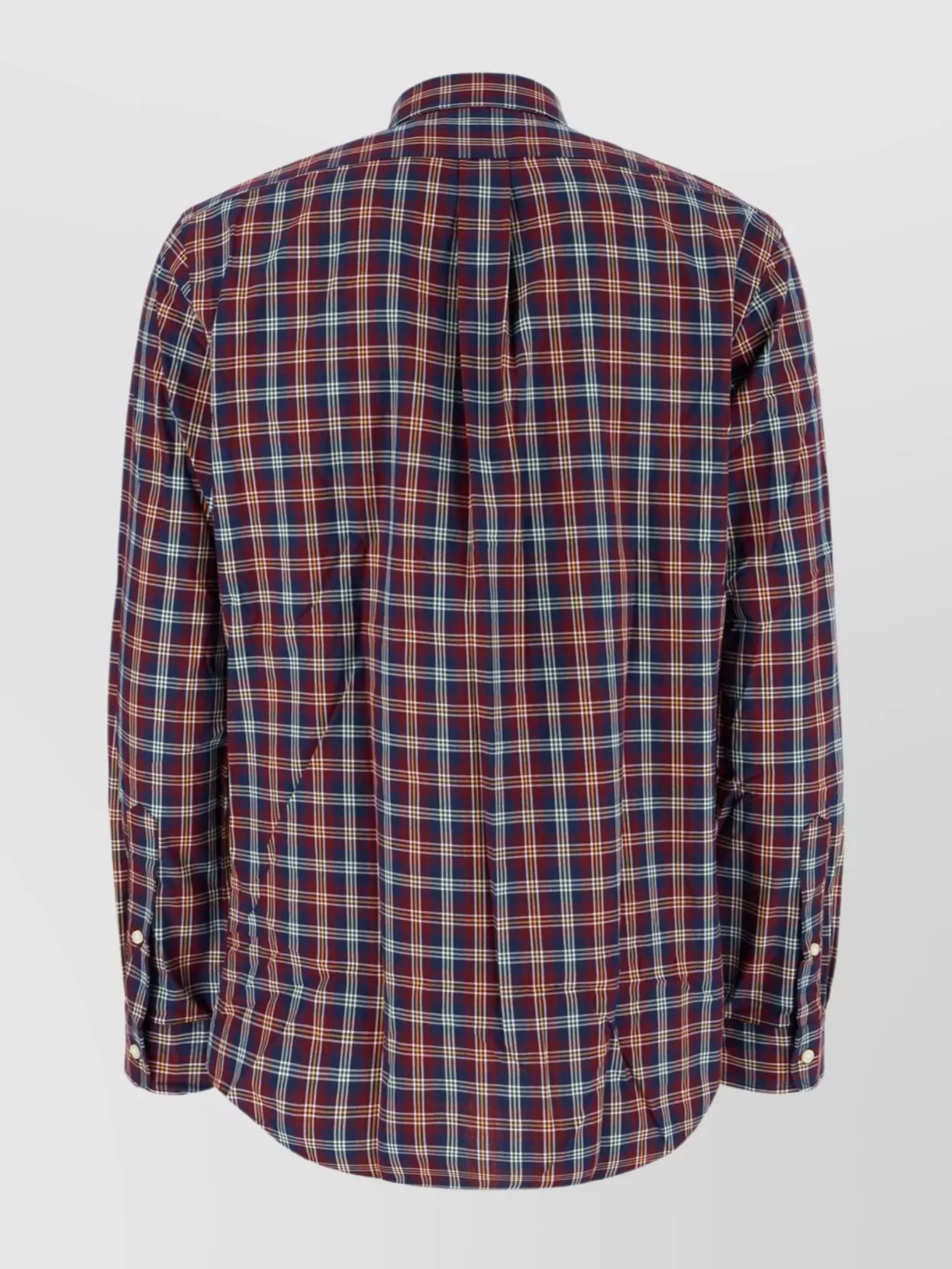 Polo Ralph Lauren Checked Poplin Shirt Featuring Button-down Collar In Multi