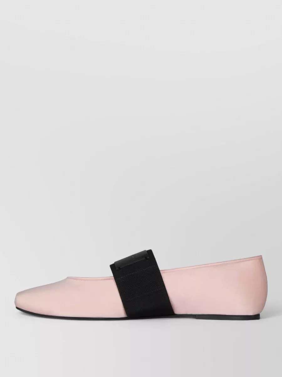 Givenchy Leather Square Ballerina Flats