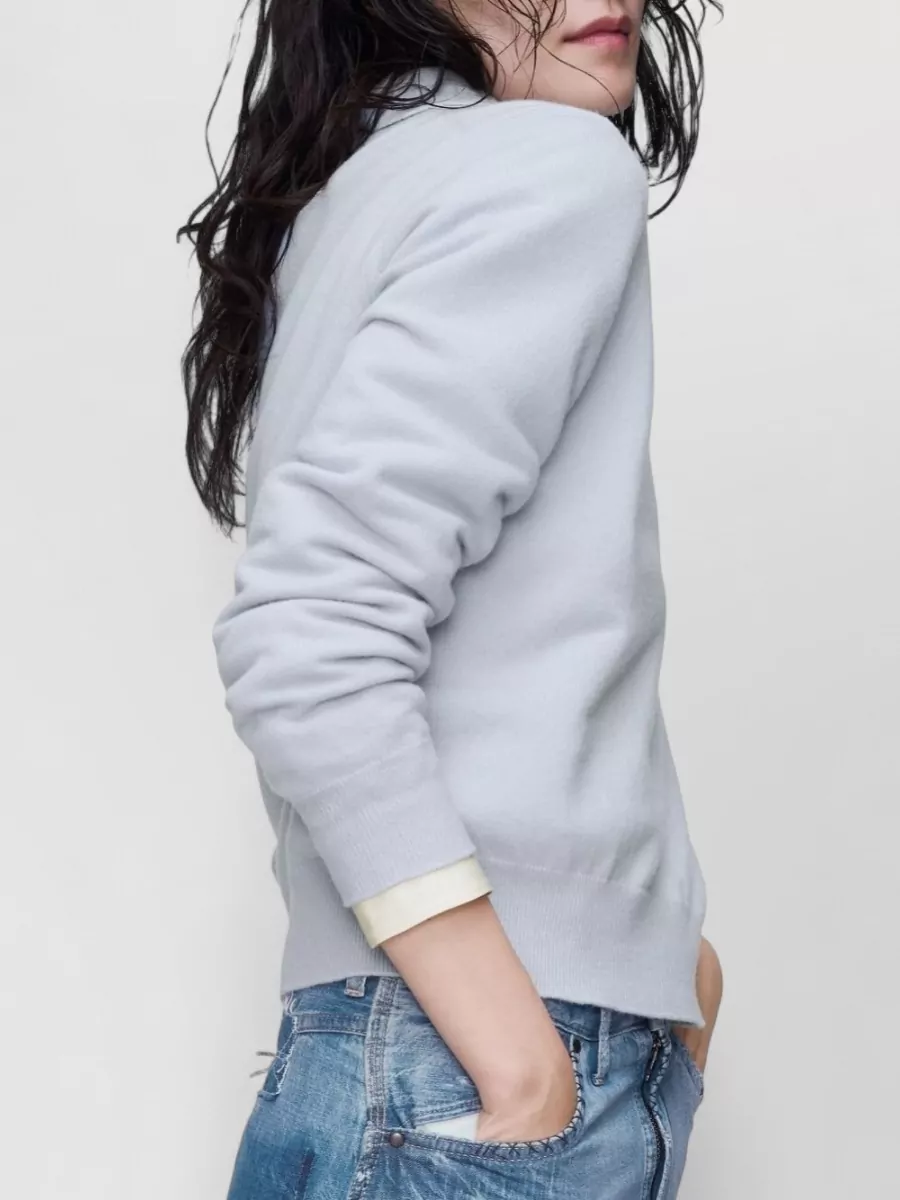 Maison Margiela Wool Knit Polo Shirt Long Sleeves