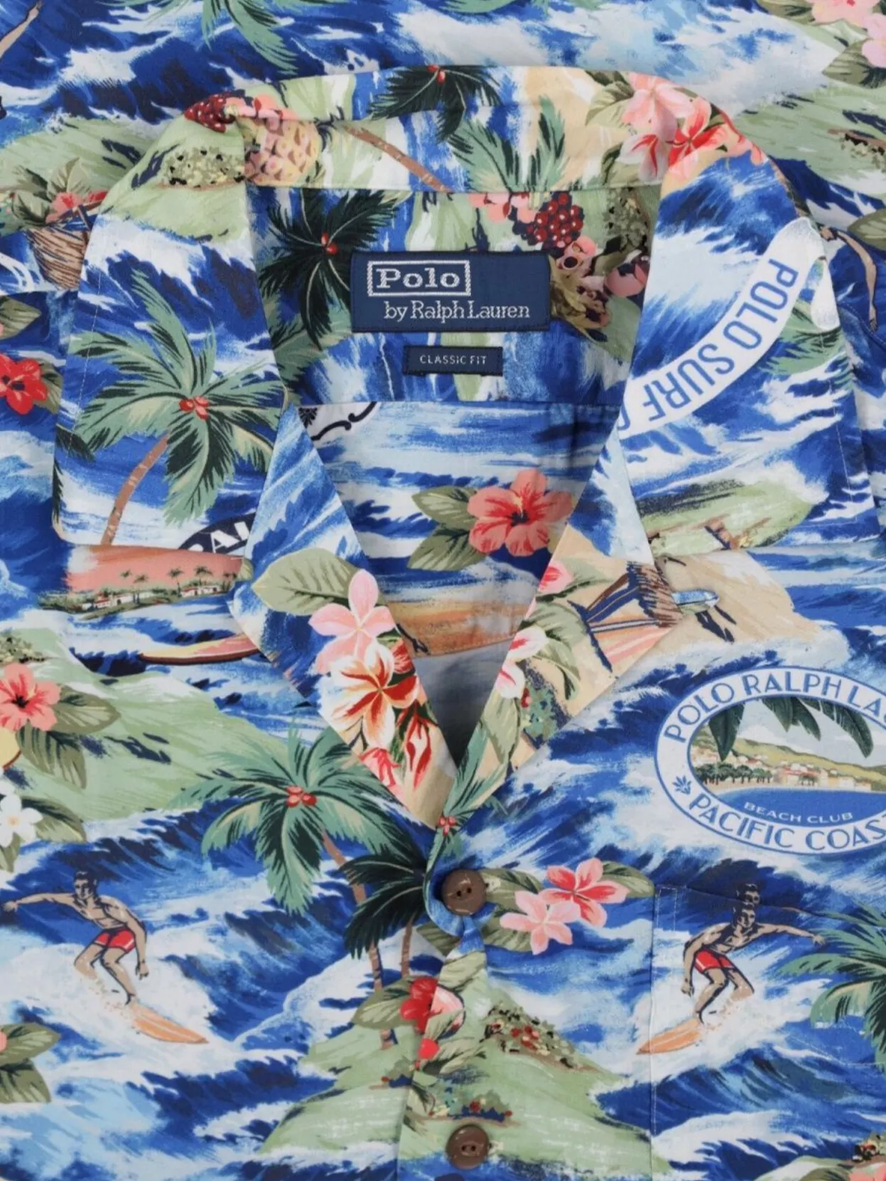 Polo Ralph Lauren Short Sleeve Tropical Print Lightweight Shirt