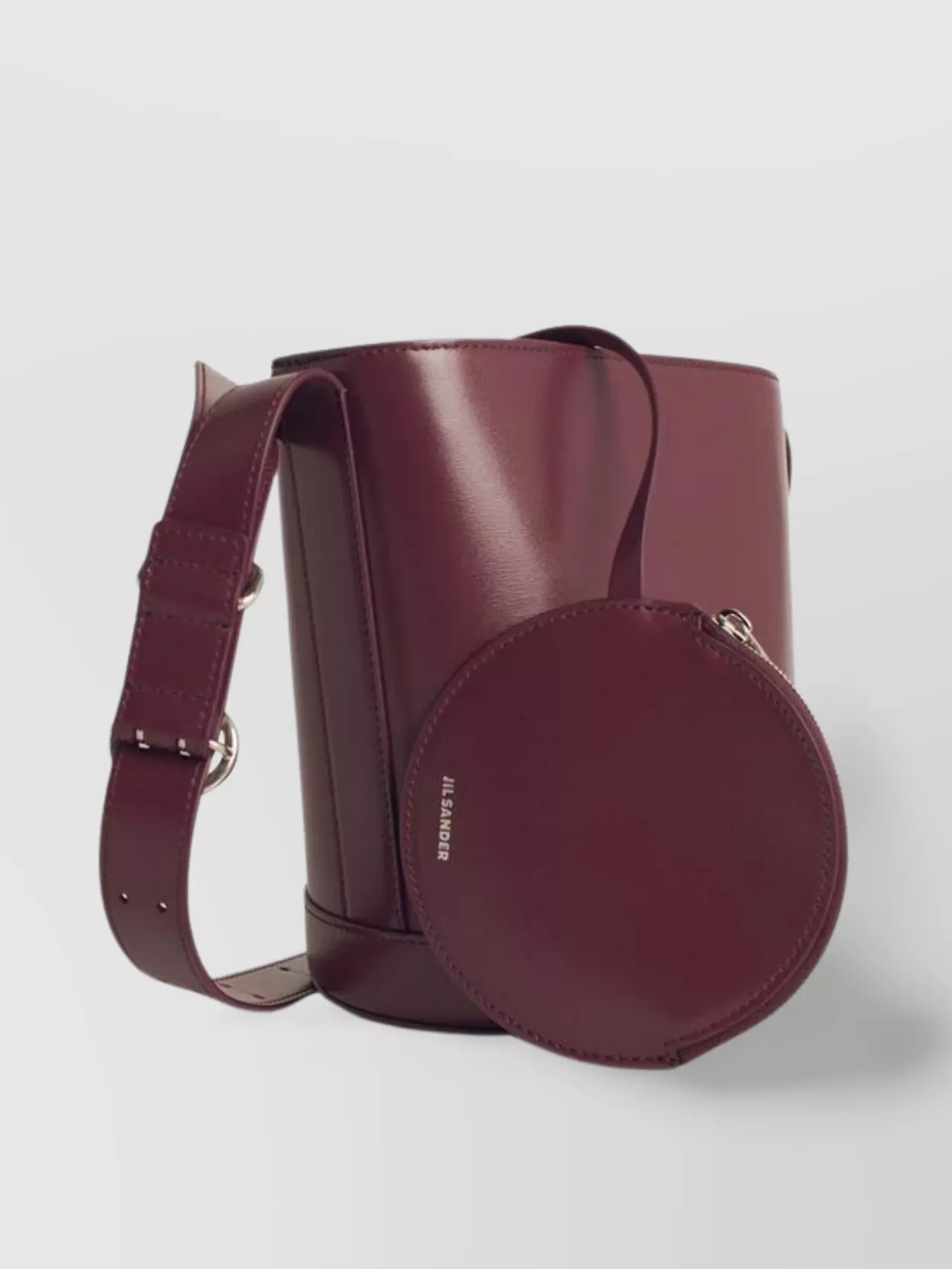 Jil Sander 'Cannolo' Leather Bucket Bag