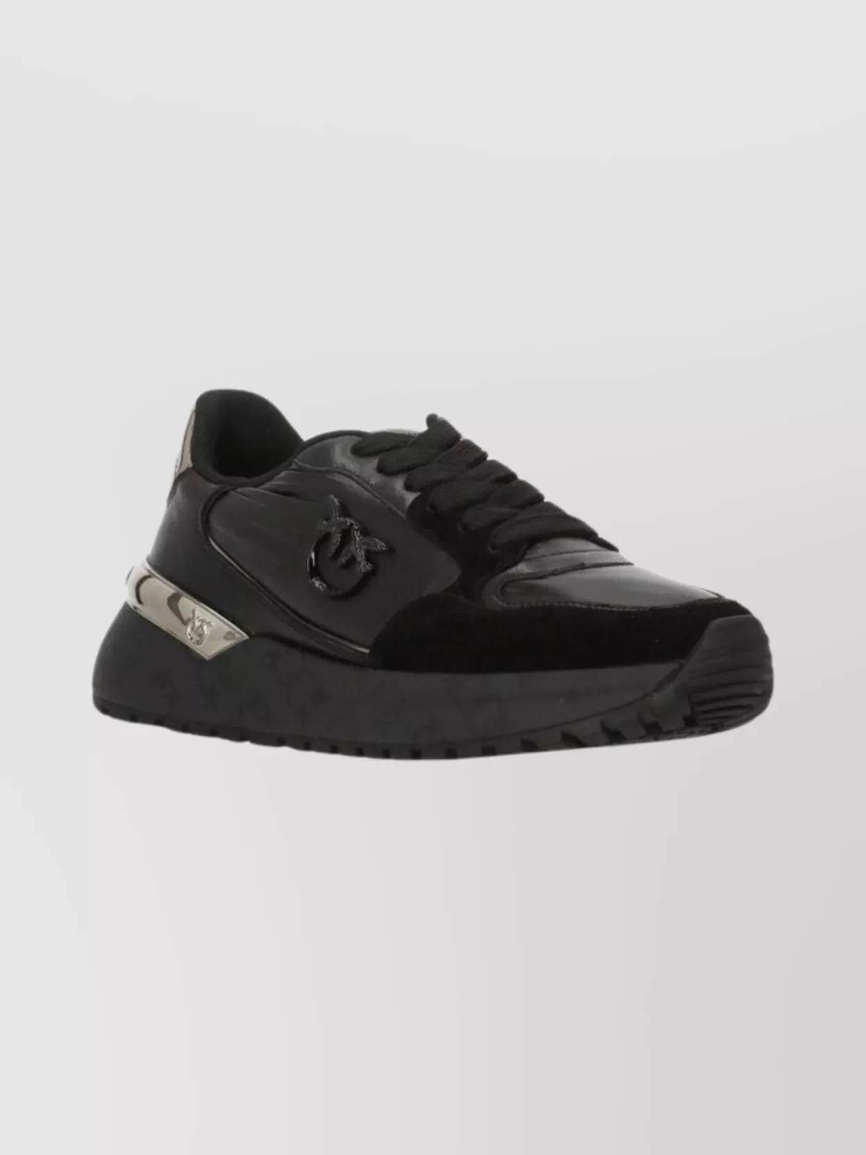 Pinko Women's Suede Leather Low Top Sneakers