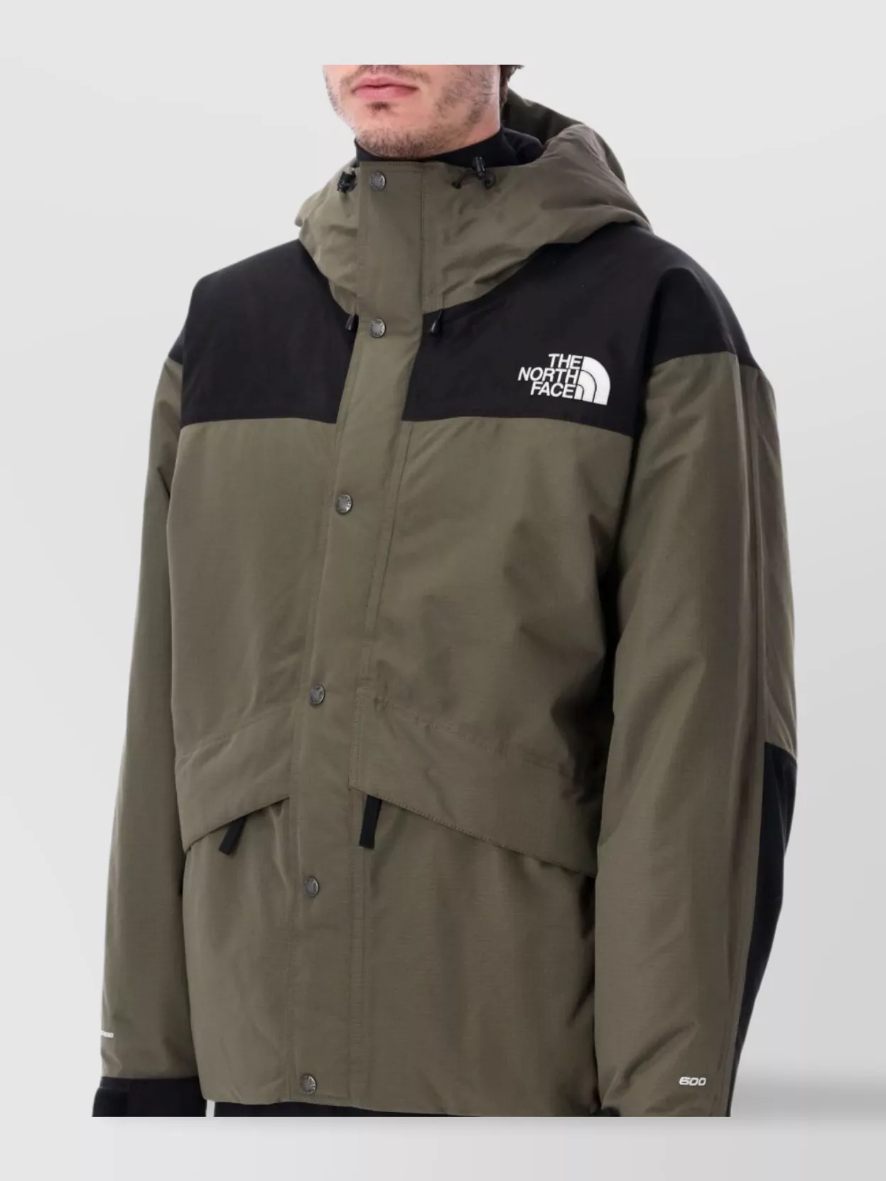 The North Face Mountain Down Jacket Hood And Front Pockets
