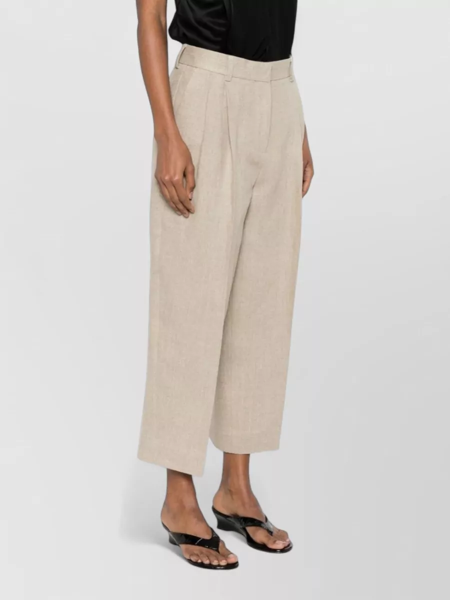 Totême Linen Suit Trousers