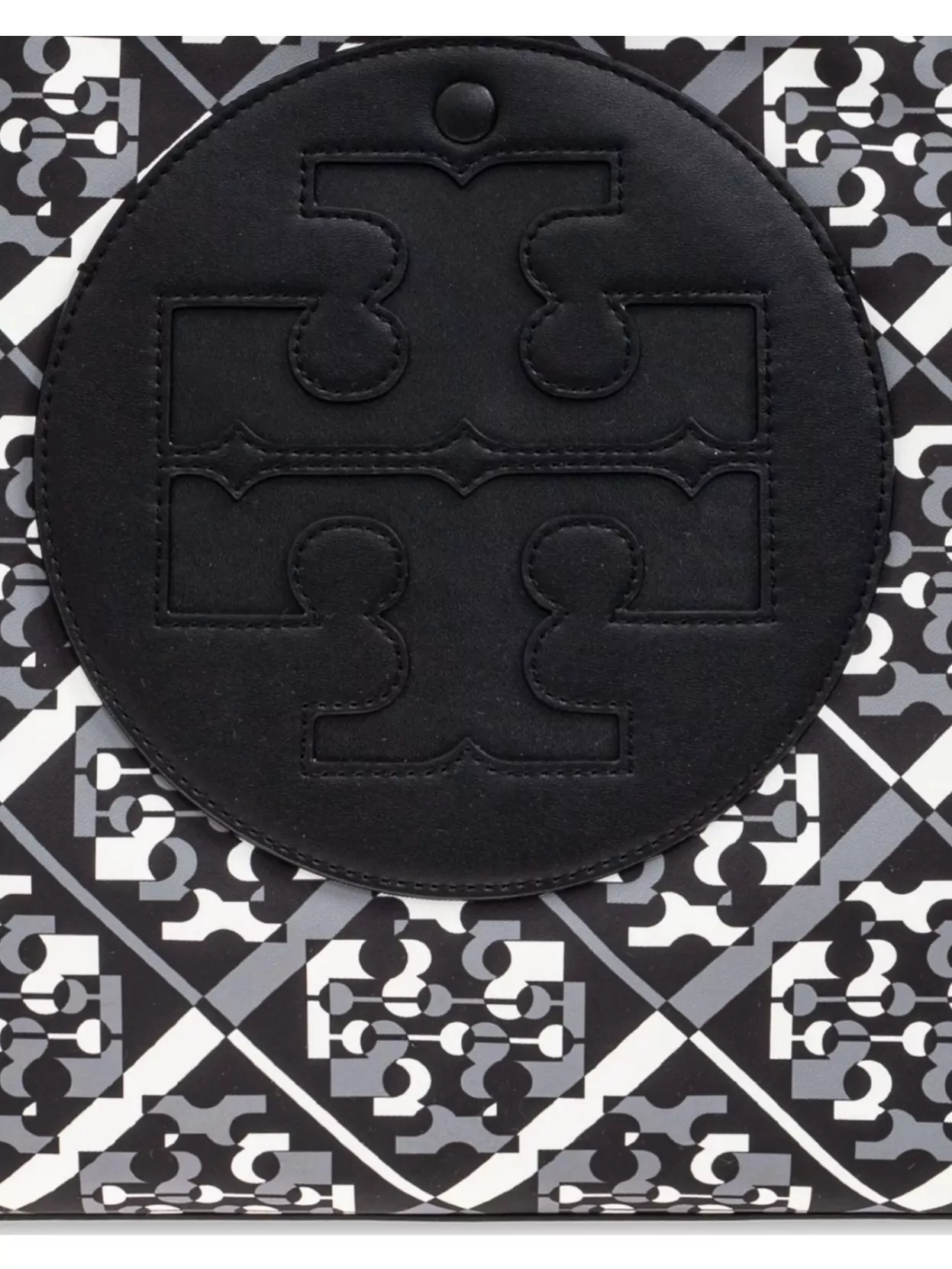 Tory Burch Ella Printed Nylon Shopping Bag
