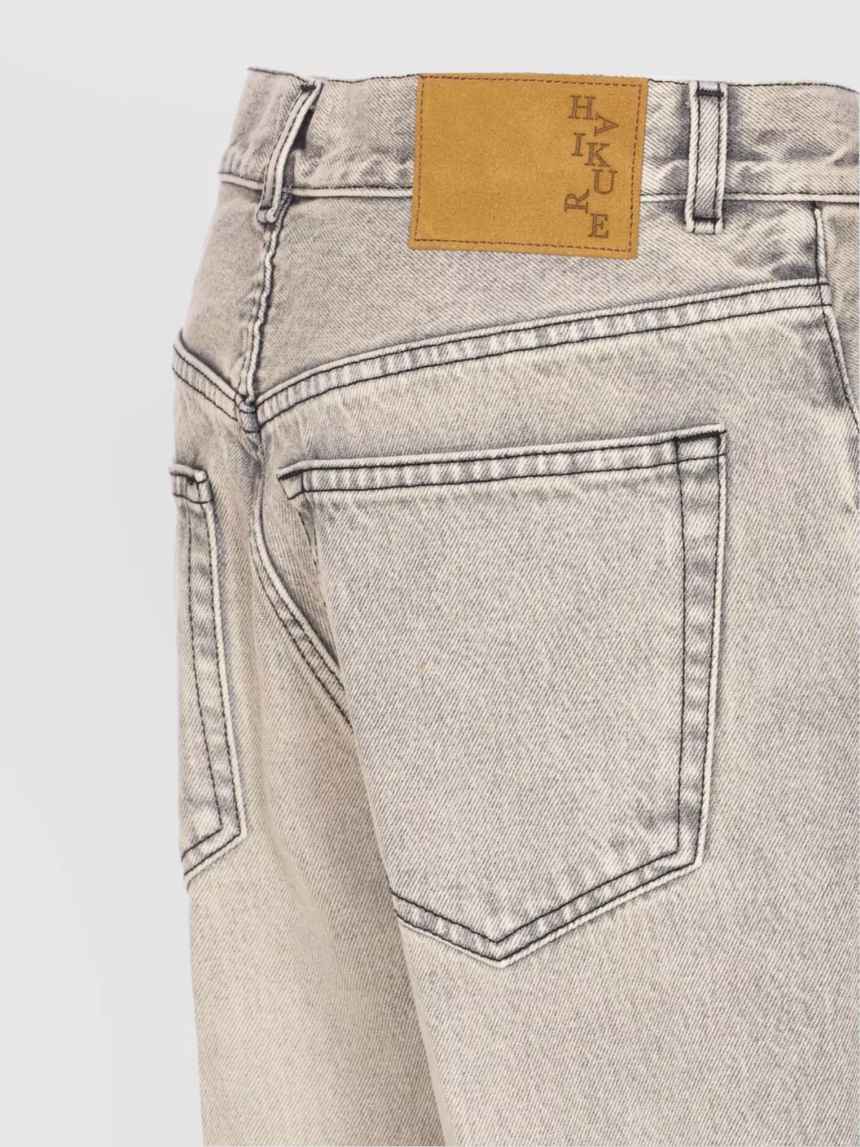 Haikure 5-Pocket Trousers With Belt Loops And Contrast Stitching