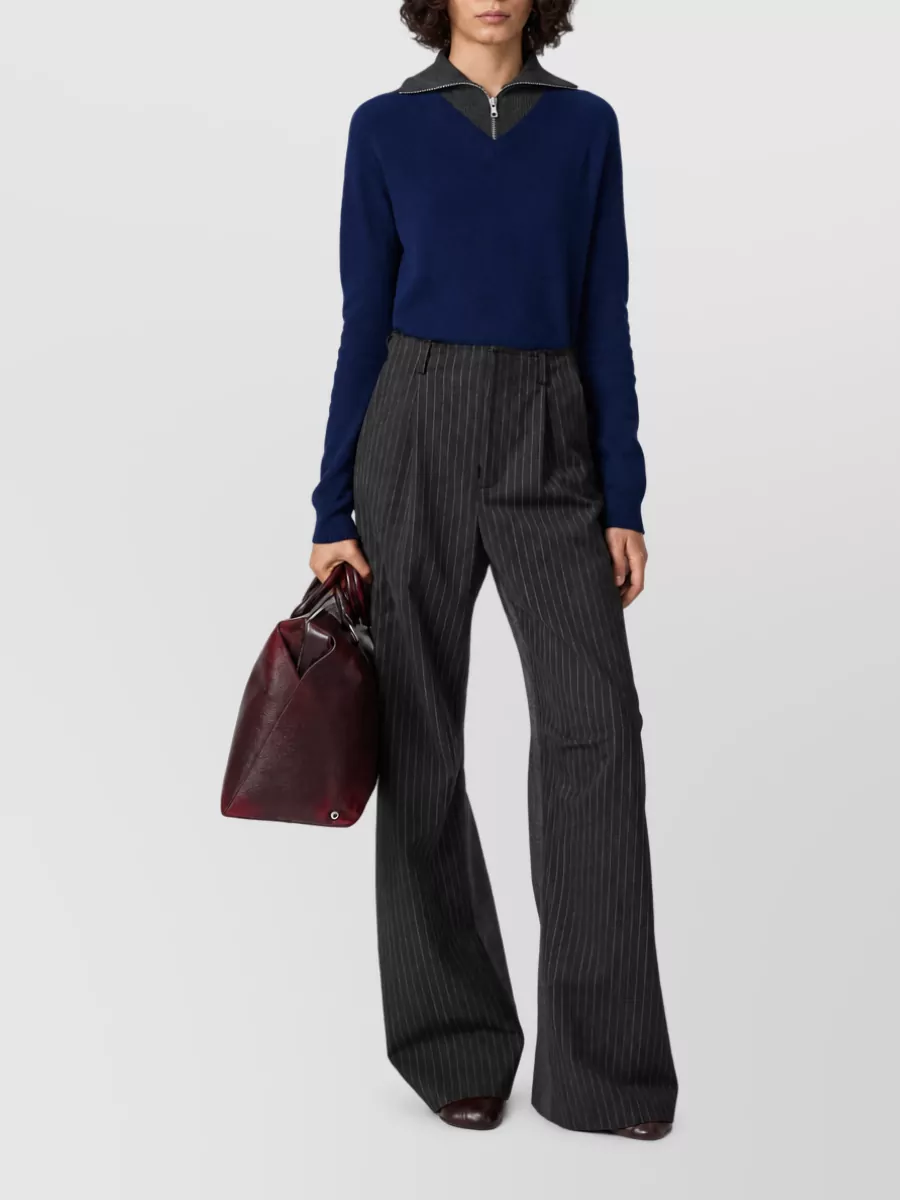 Mm6 Maison Margiela Pinstripe Tailored Trousers