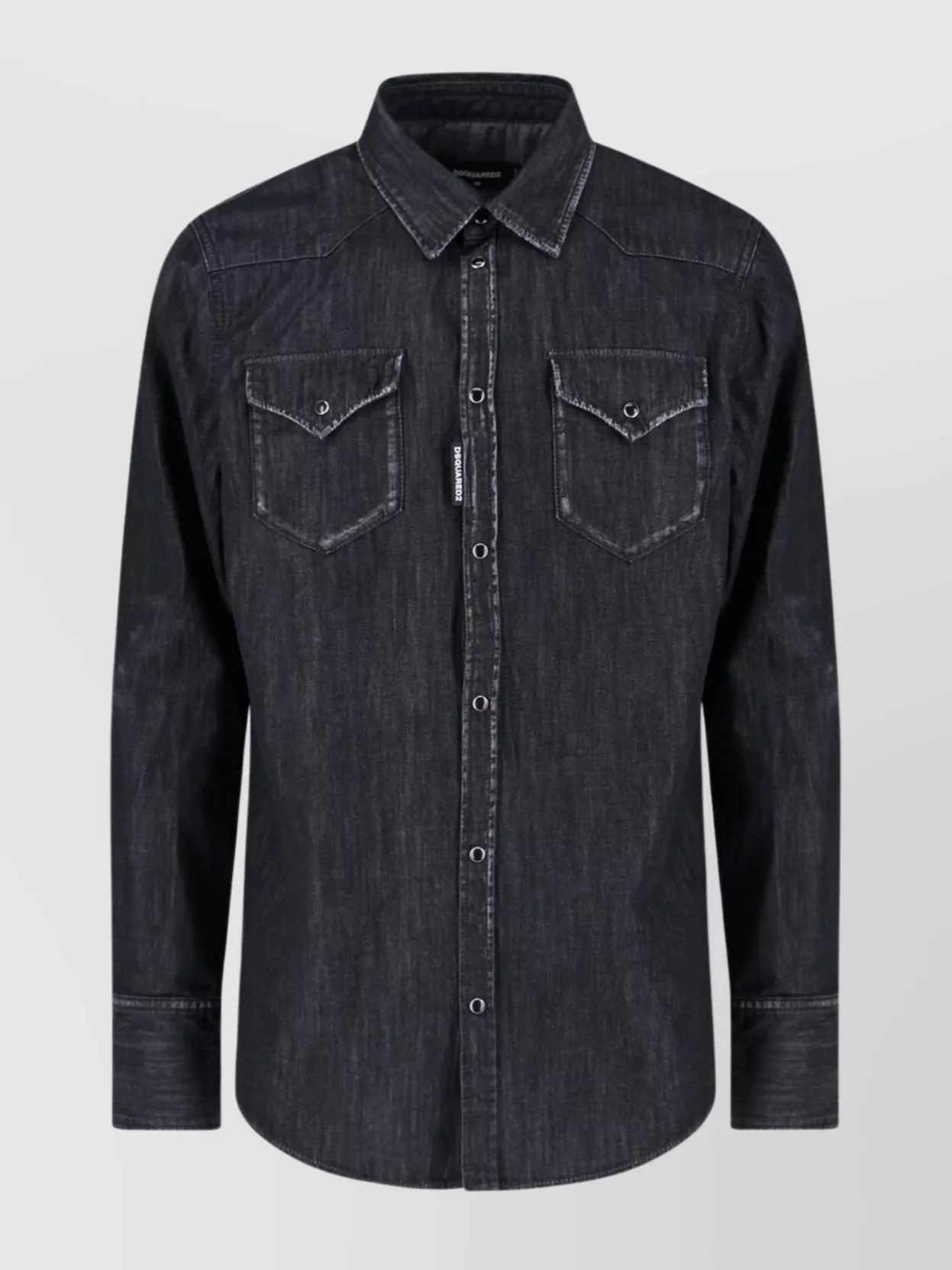 Dsquared2 Collared Shirt With Pockets And Long Sleeves In Multi