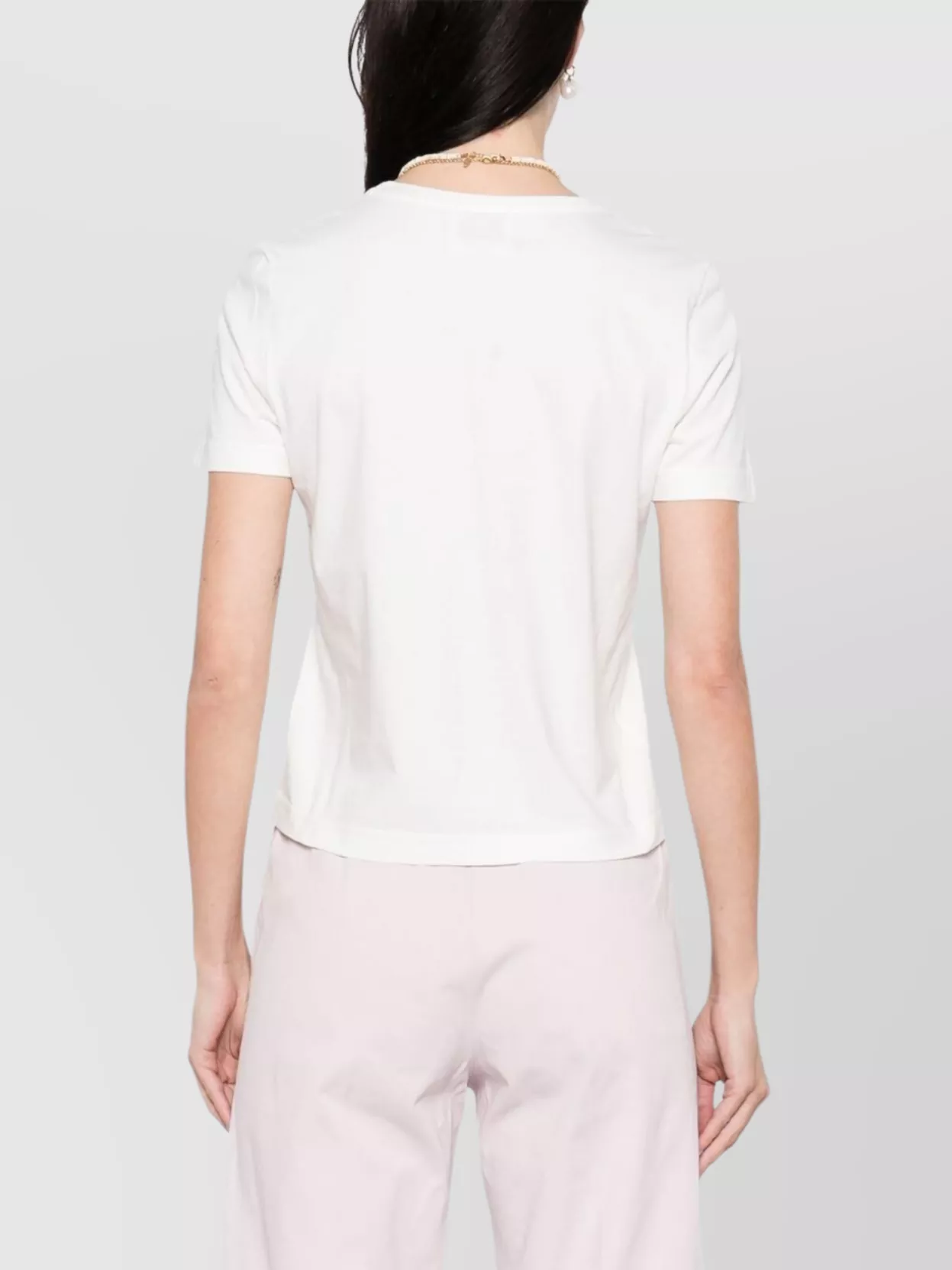 Forte Forte Crew Neck Short Sleeves Straight Hem