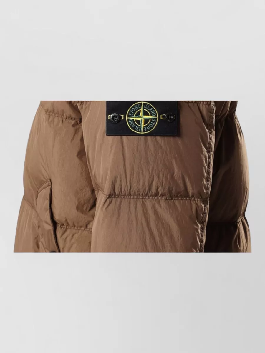 Stone Island Quilted Hooded Puffer Coat