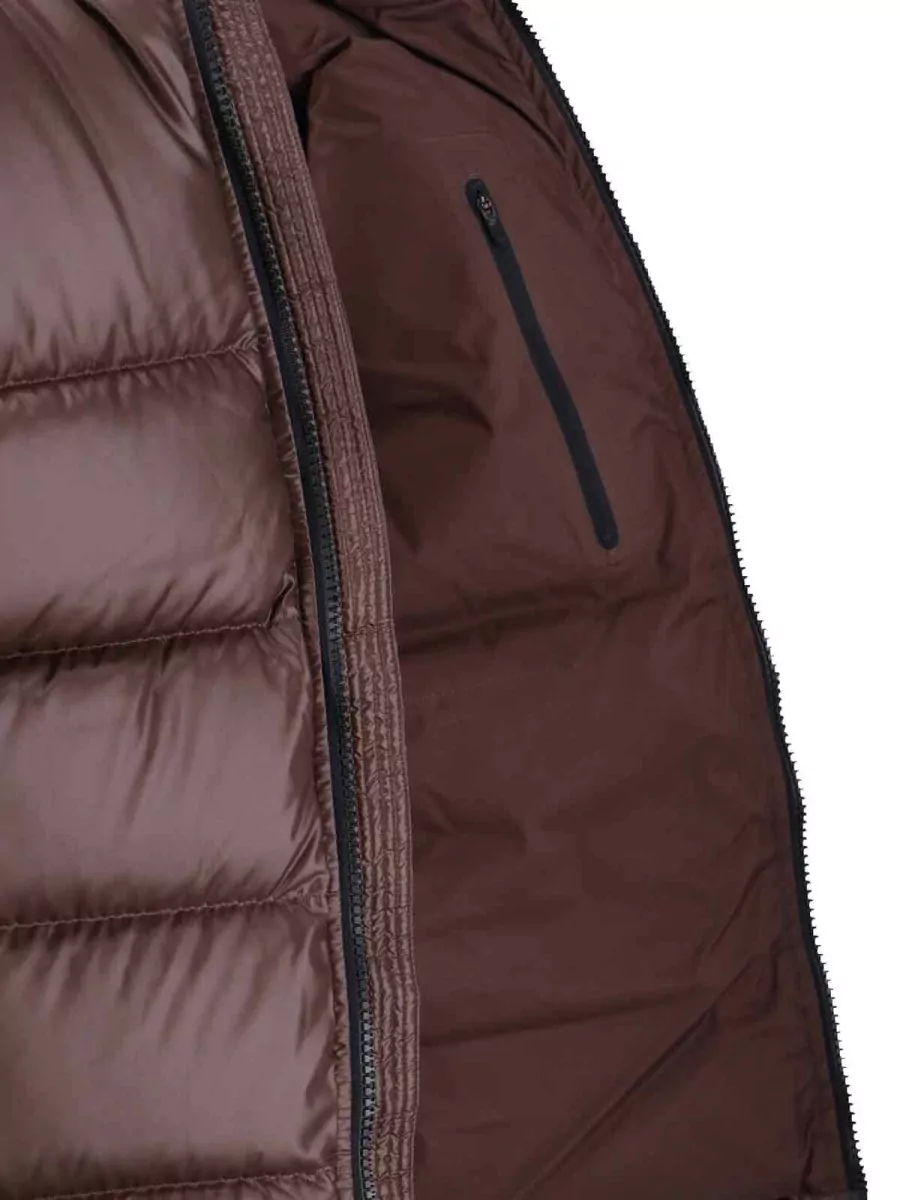 Nike Puffer Jacket High Collar Side Zip Pockets