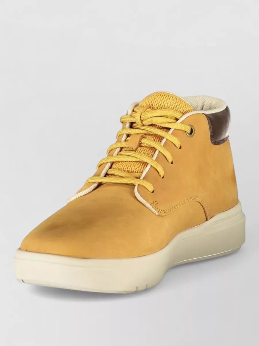 Timberland leather midtop sneakers