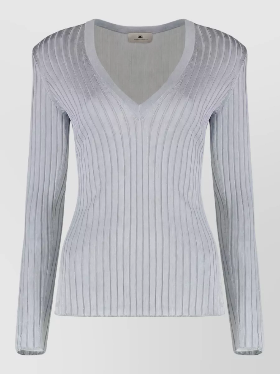 Elisabetta Franchi long sleeve knitted top