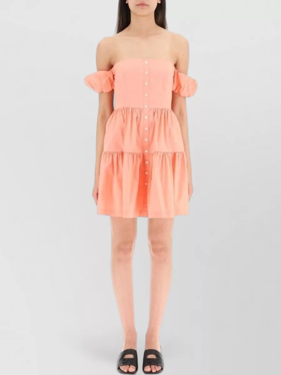 Staud cotton mini dress
