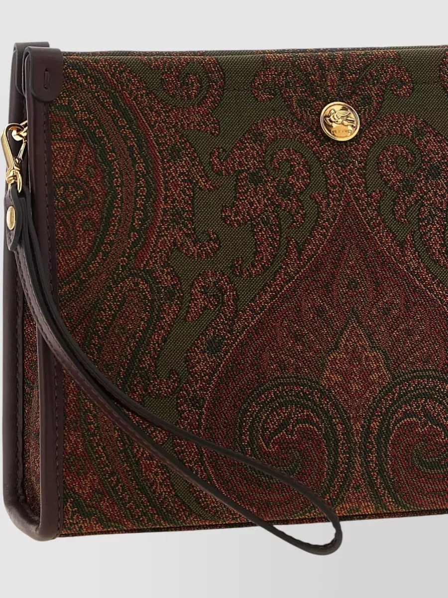 Etro Medium Jacquard Clutch Bag