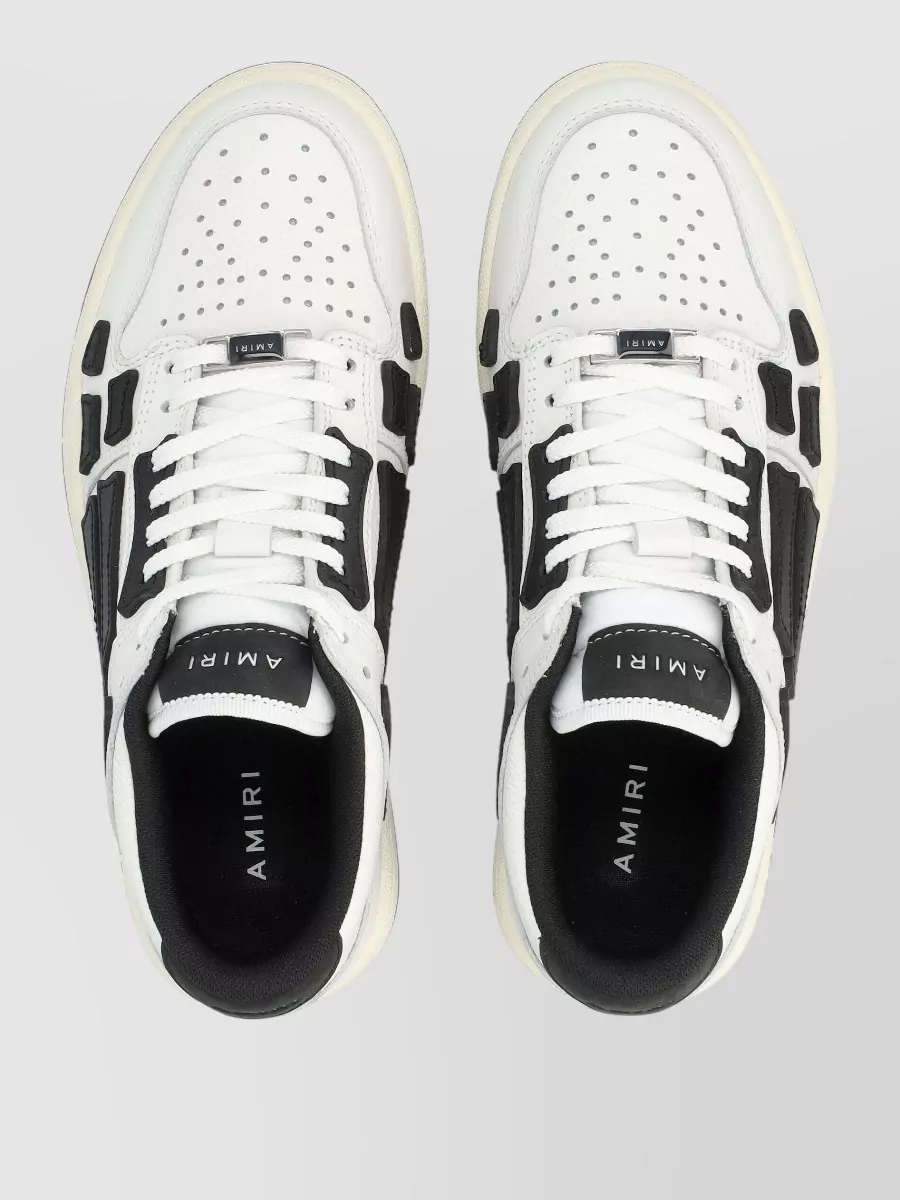 Amiri Low Top Sneakers Featuring Contrast Panels