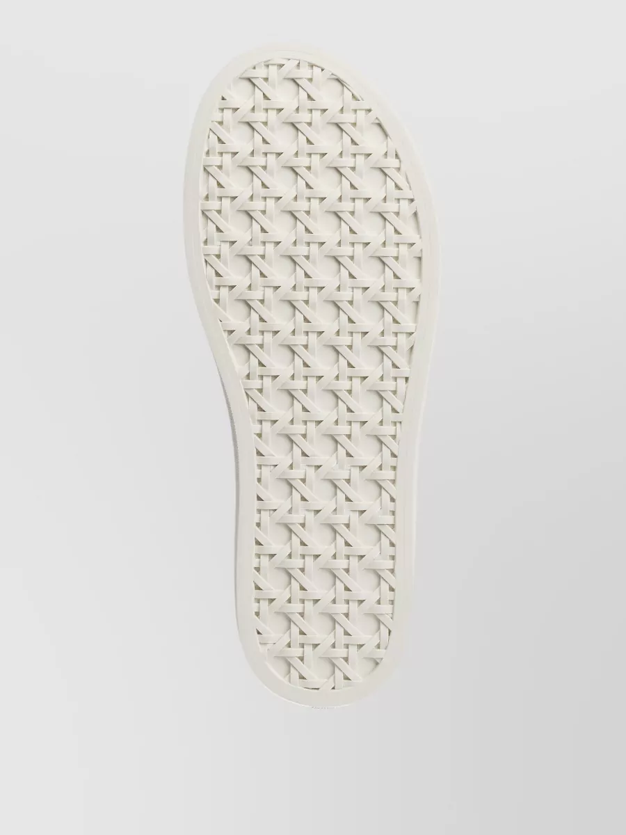 Christian Dior Leather Lace-Up Sneakers