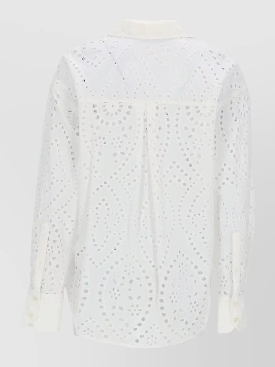 Mc2 Saint Barth Broderie Anglaise Shirt