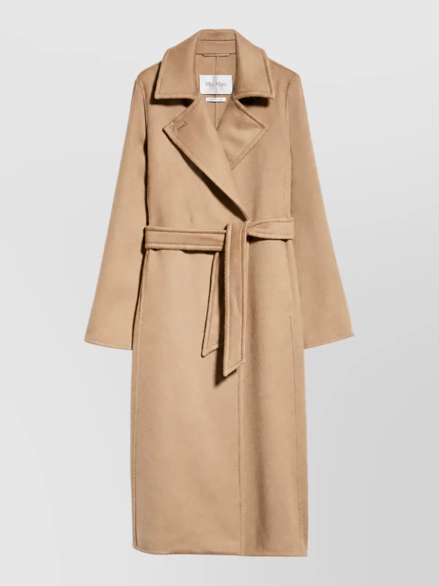 Max Mara camel hair manuela wrap coat
