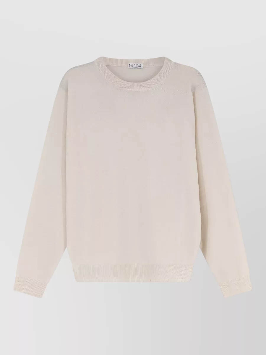Brunello Cucinelli cashmere crew neck long sleeve sweater