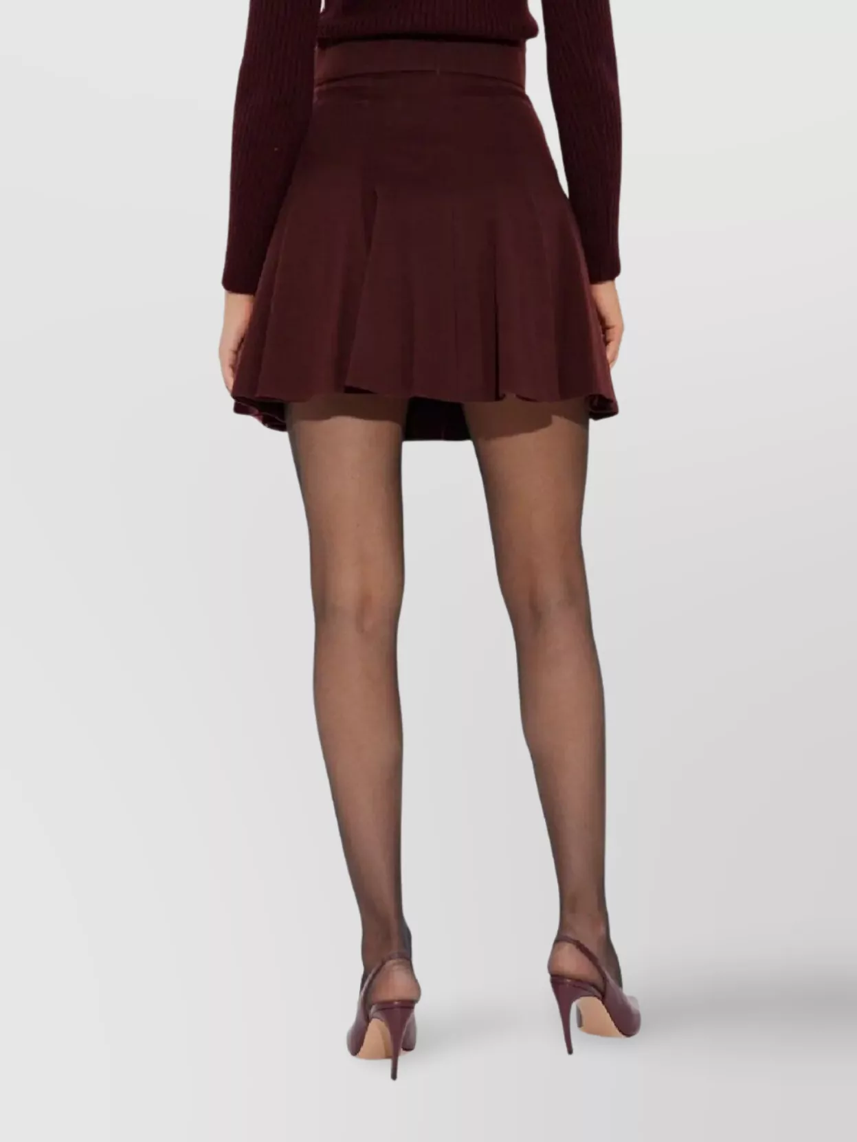 Max Mara A-Line High-Waisted Mini Pleated Skirt