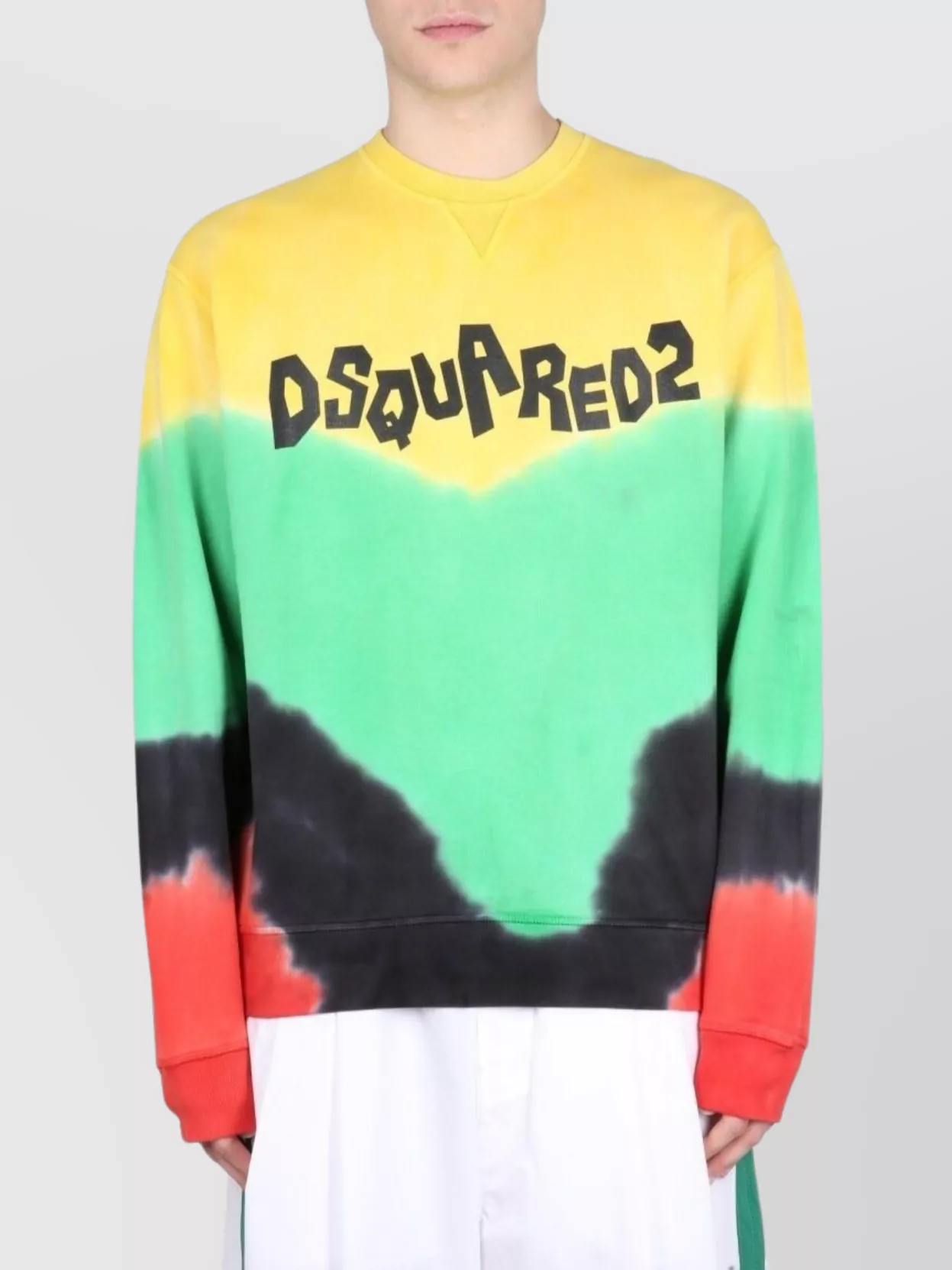 Shop Dsquared2 Jamaica Sweatshirt Cool Fit Regular Tie-dye