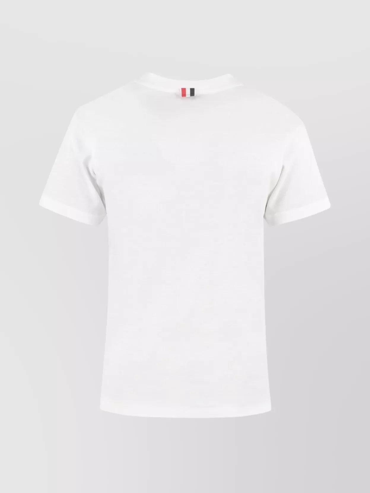 Thom Browne Crew-Neck T-Shirt Ribbed Side Slit