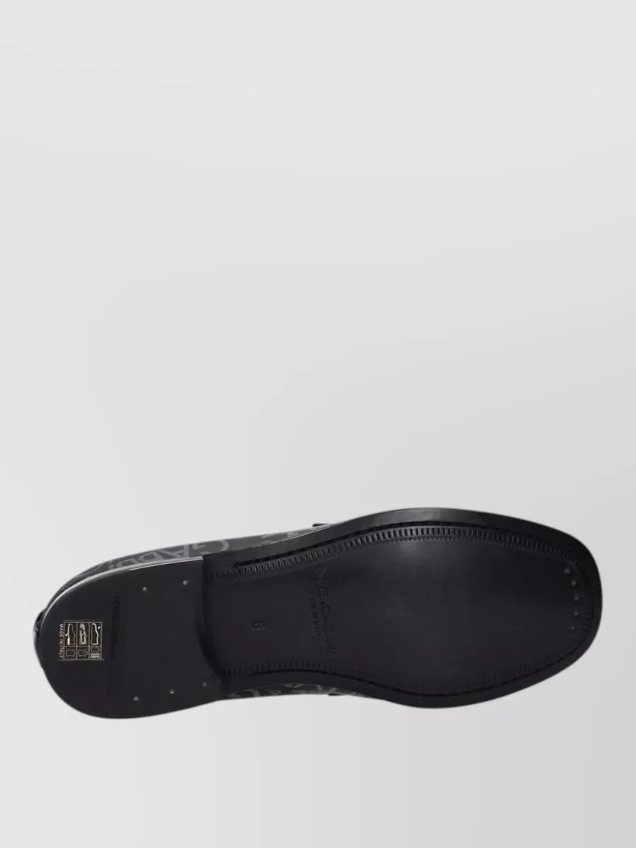 Dolce&Gabbana Fabric Slip-On Loafers