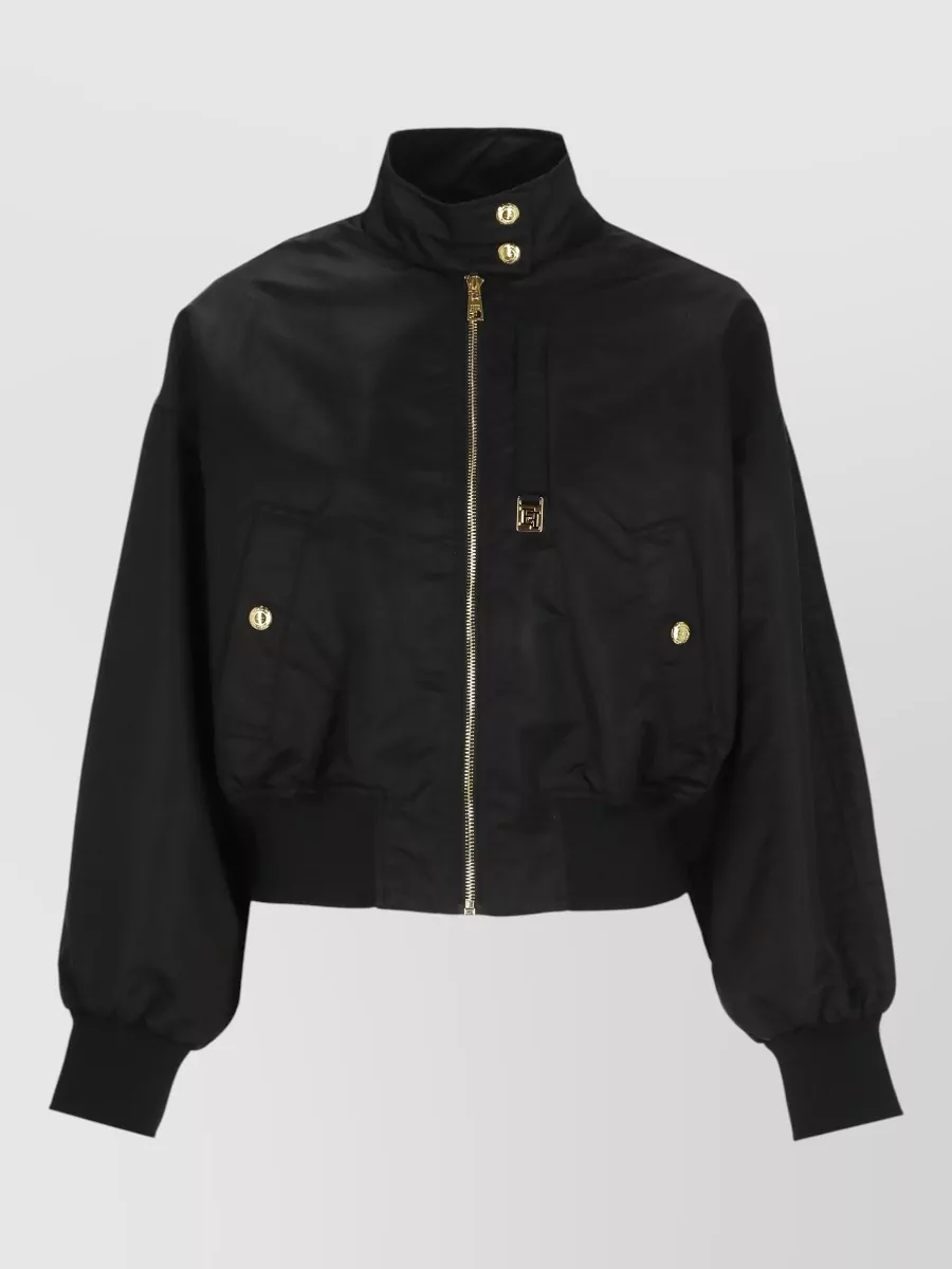 Elisabetta Franchi Quilted Bomber Jacket