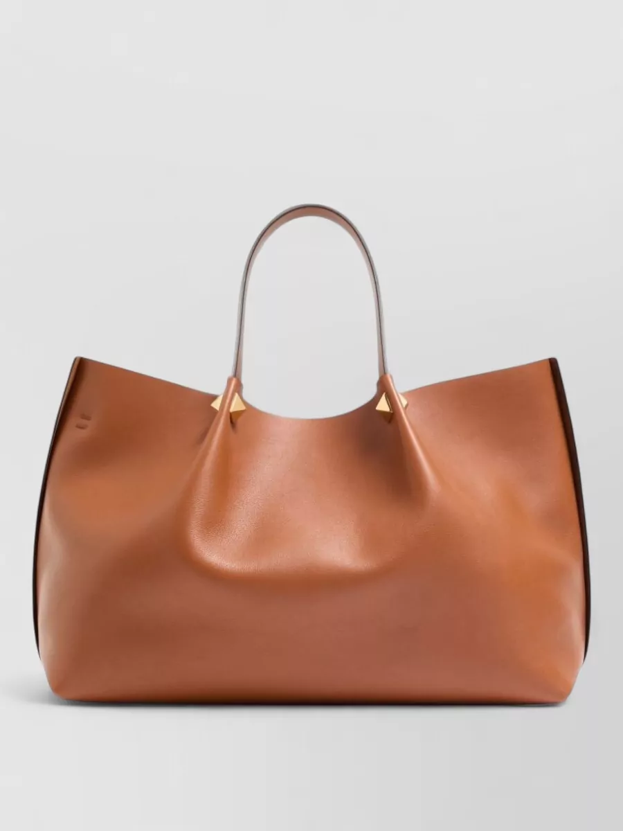 Valentino Garavani vlogo signature large leather tote bag