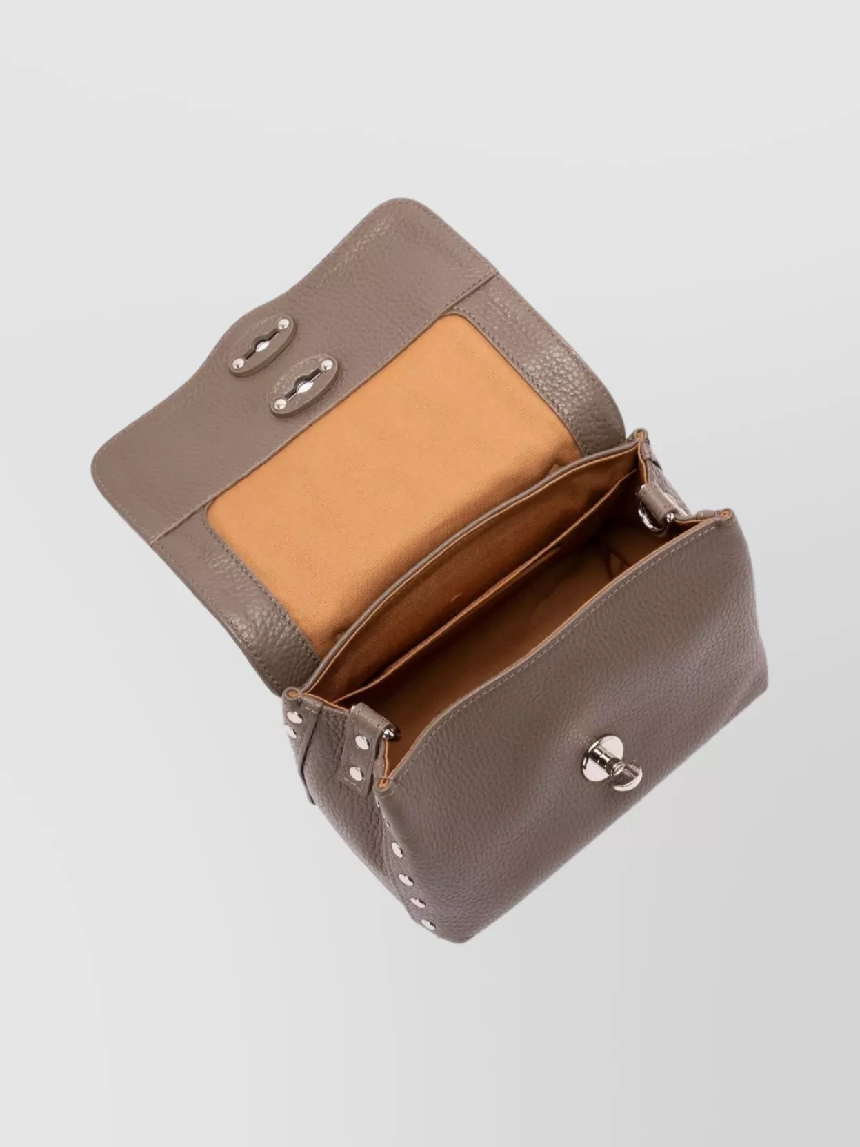 Zanellato Daily Pebbled Clutch Bag With Top Handle