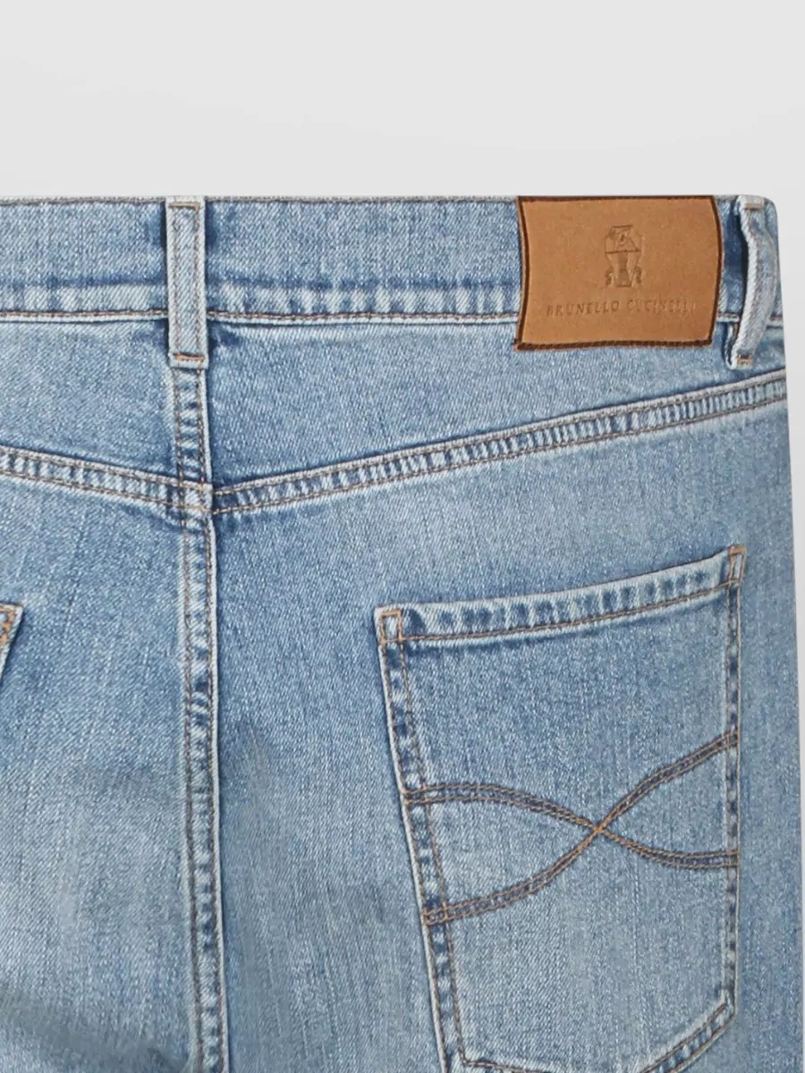 Brunello Cucinelli Straight Leg Trousers Five Pocket Design