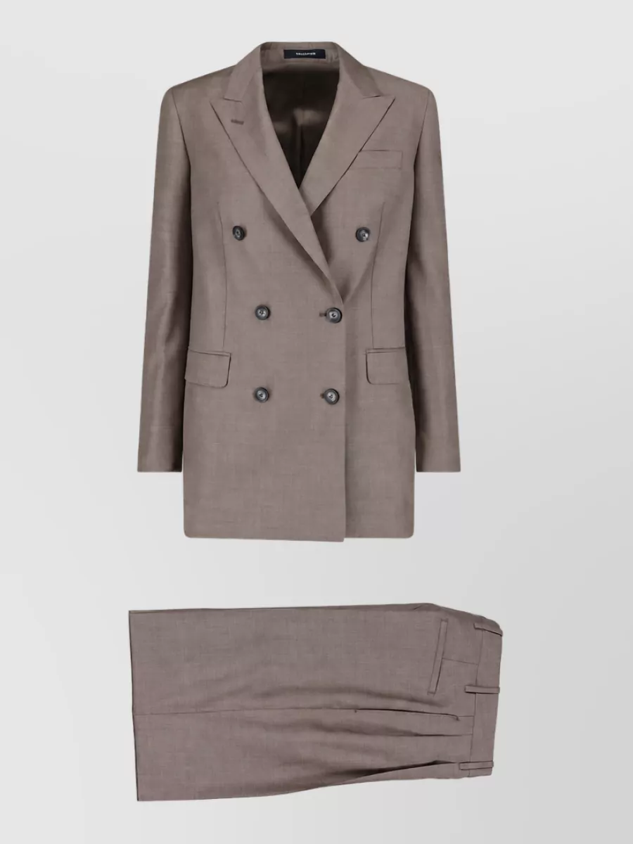 Tagliatore virgin wool tailored trousers